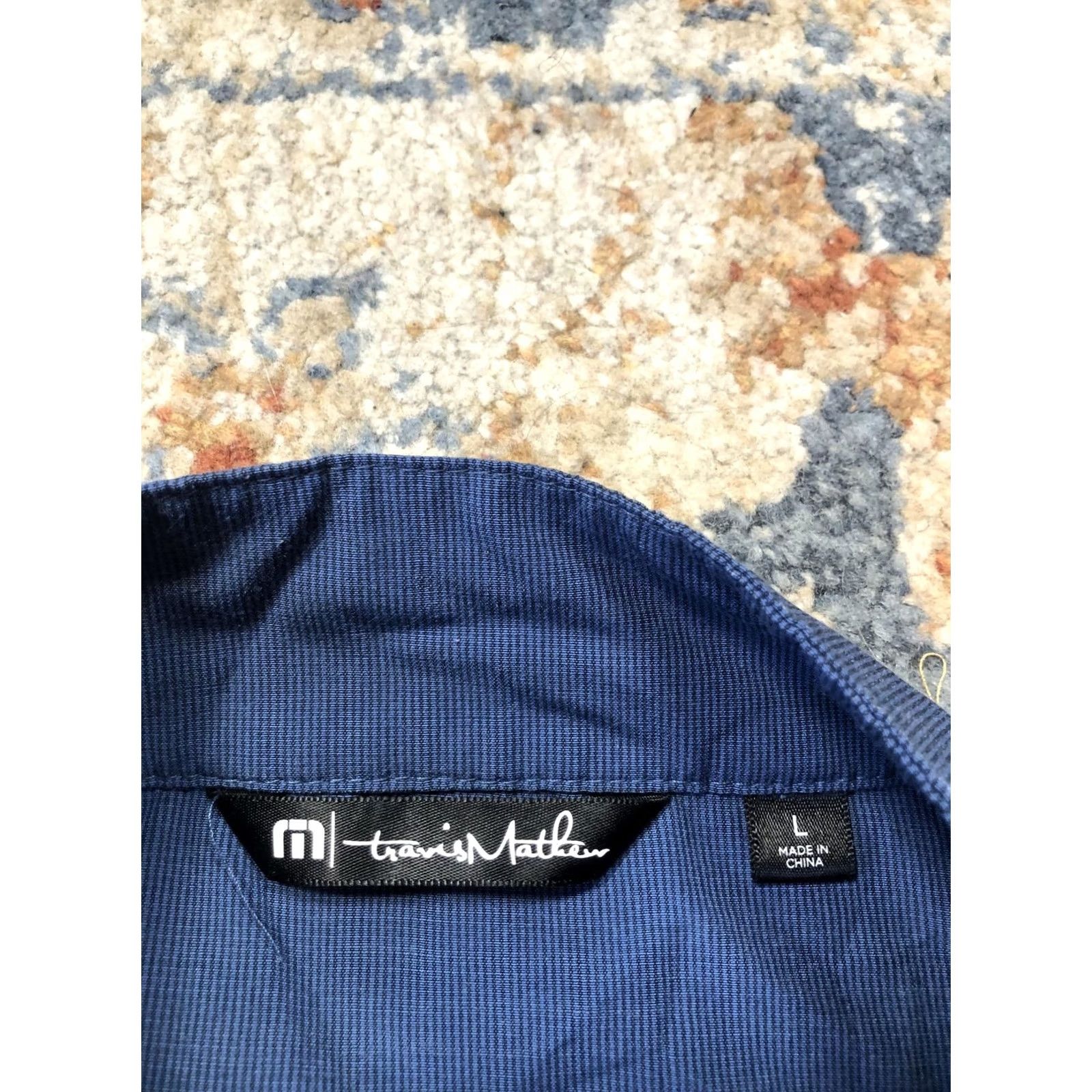 TravisMathew TravisMathew Jacket Mens L Blue Full Zip Lightweight Golf Windbreaker Top Size US L / EU 52-54 / 3 - 7 Thumbnail