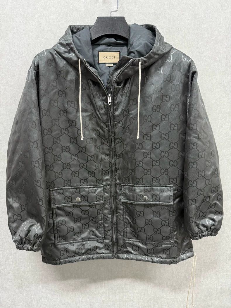 Gucci Gucci Series Full Print Old Flower Zipper Hooded Long Slee Size US M / EU 48-50 / 2 - 1 Thumbnail