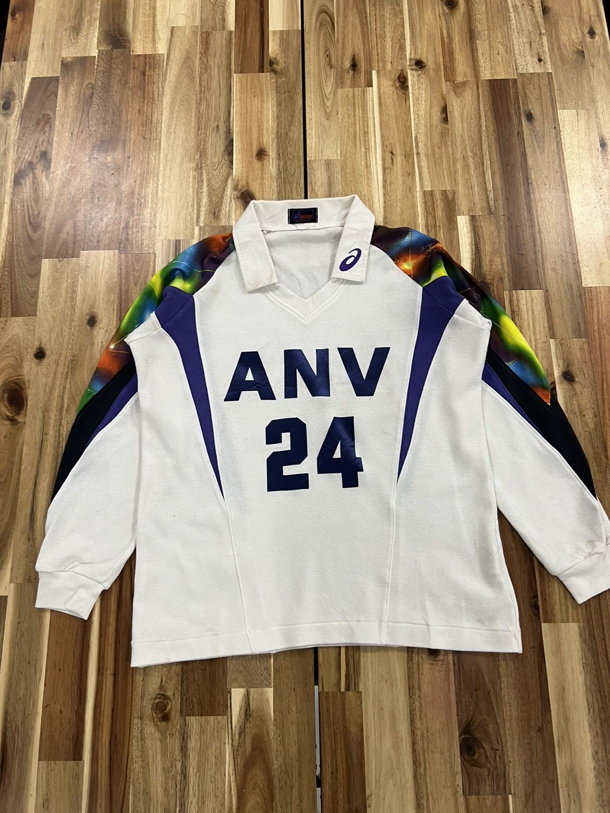 Asics Vintage 80’s Match-worn Asics Japan #24 Volleyball Jersey Size US M / EU 48-50 / 2 - 1 Thumbnail