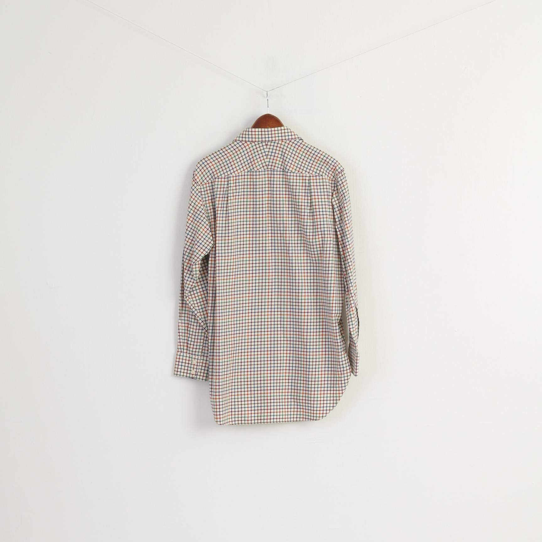 Charles Tyrwhitt Charles Tyrwhitt Men 16 41 L Casual Shirt Beige Check 9568 Size US L / EU 52-54 / 3 - 7 Thumbnail