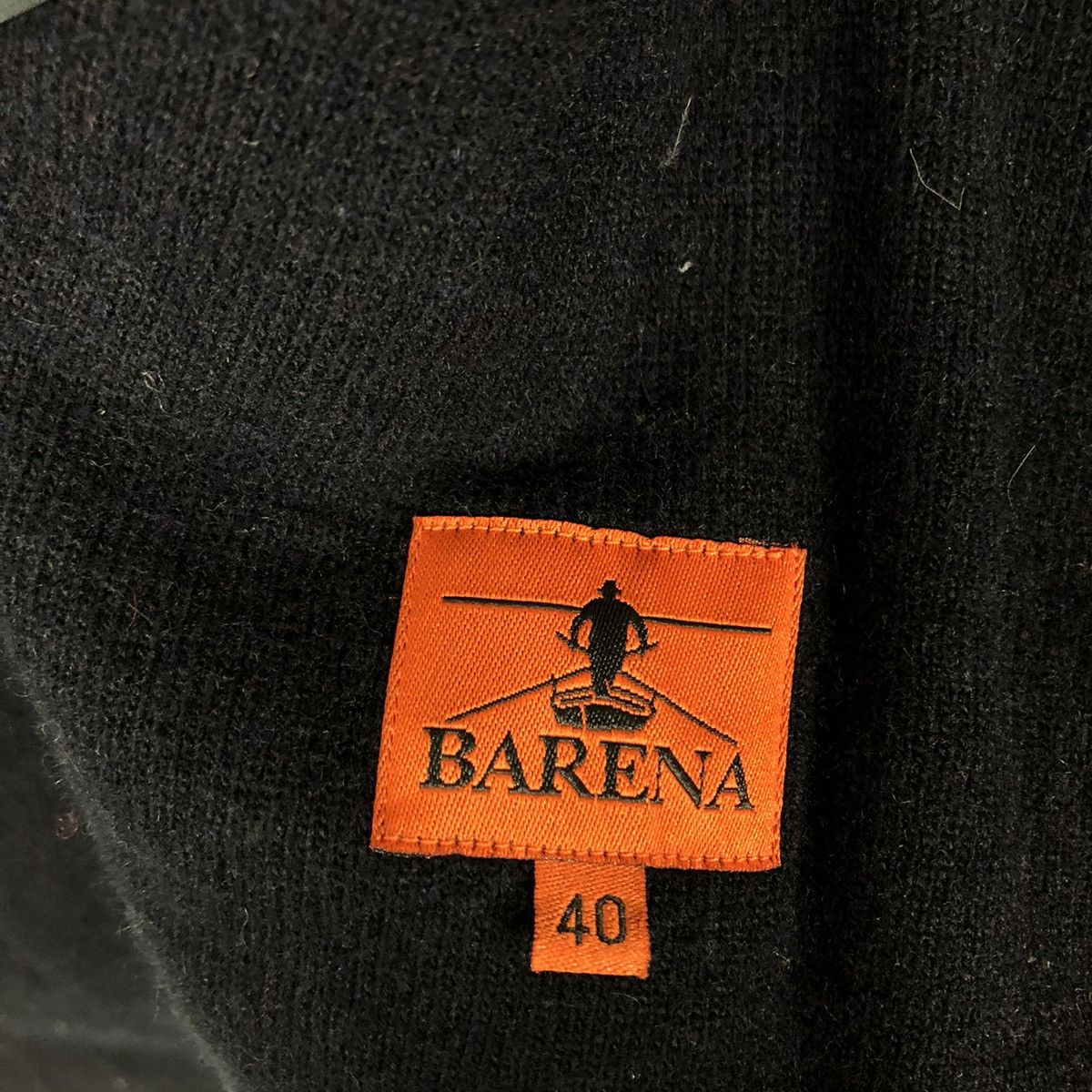 Barena 🔥RICH BLACK - WOOL LONG JACKET BARENA NEPENTHES CO LTD Size US S / EU 44-46 / 1 - 20 Thumbnail