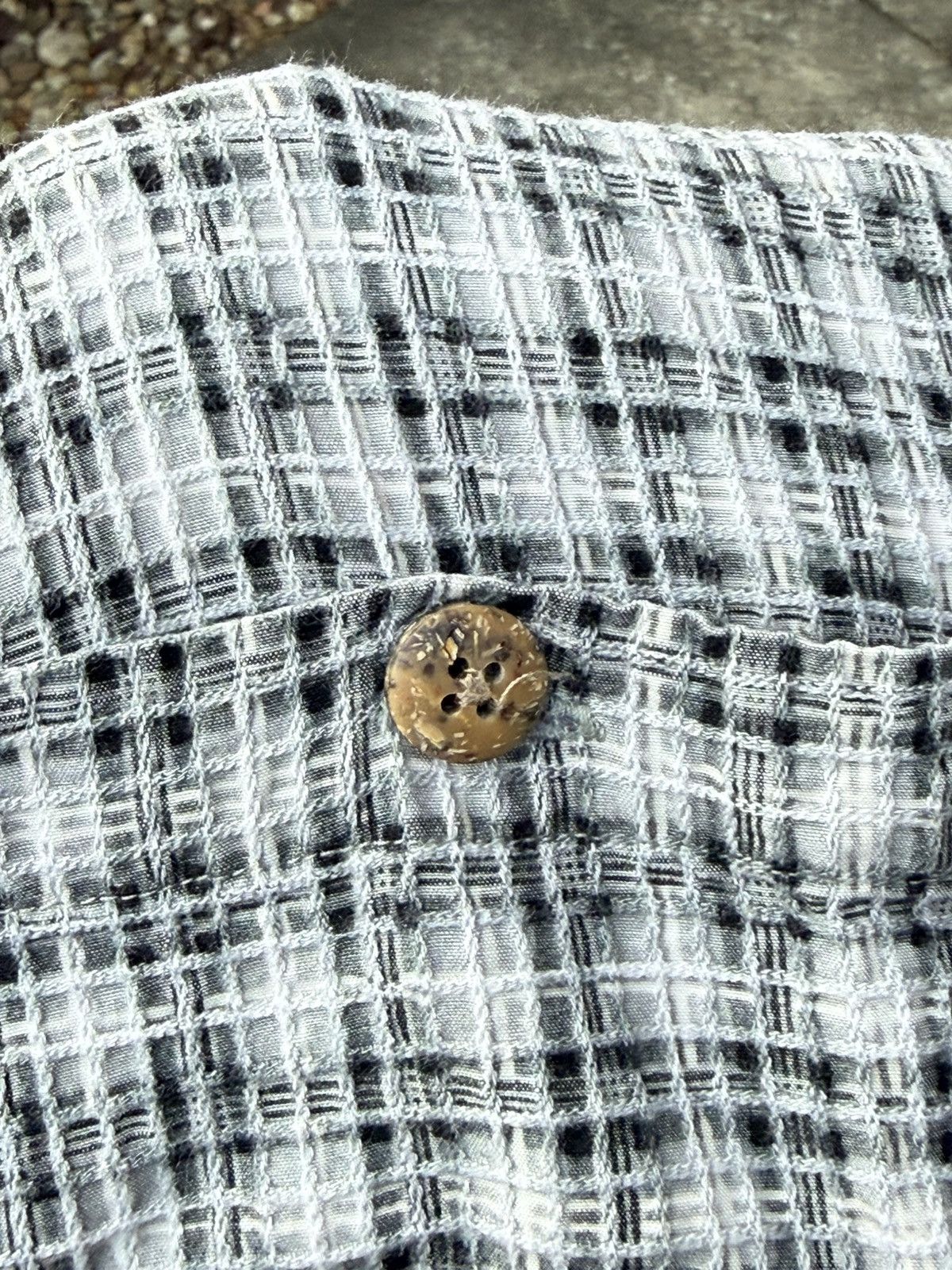 Vintage Vtg Bungalow Bouquet Tweed / Check Flannel Overshirt Size US L / EU 52-54 / 3 - 5 Thumbnail