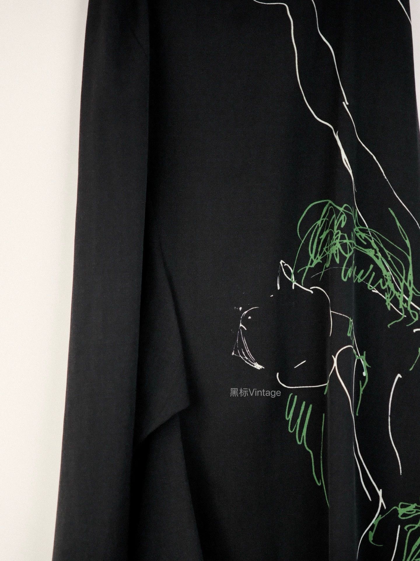 Yohji Yamamoto YohjiYamamoto20AWVintageAbstractAsymmetricSkirt Size 26" / US 2 / IT 38 - 5 Thumbnail