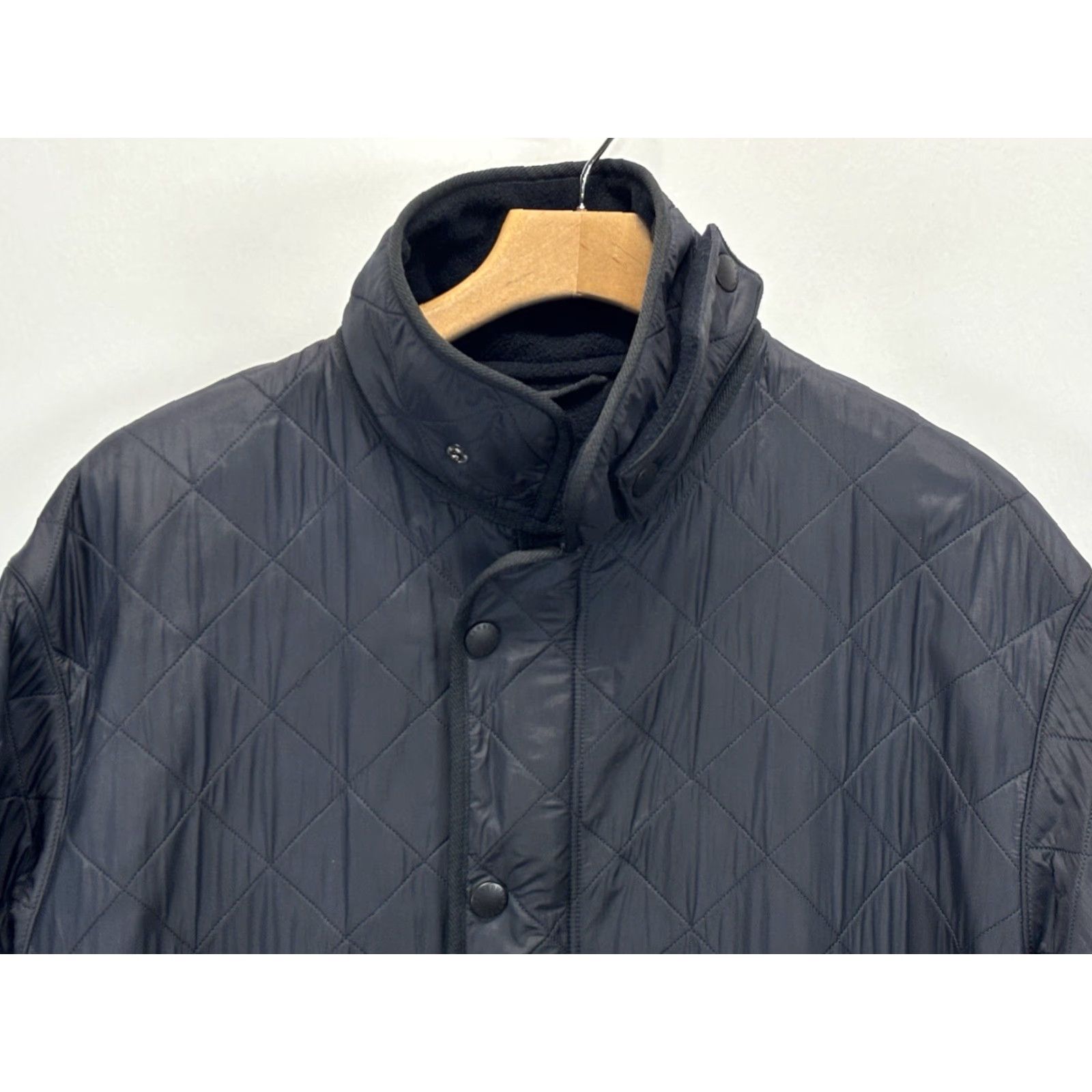 Barbour Barbour Quilted Barn Chore Coat Jacket Sz X-Large Mens Black Fleece Lined Size US XL / EU 56 / 4 - 3 Thumbnail