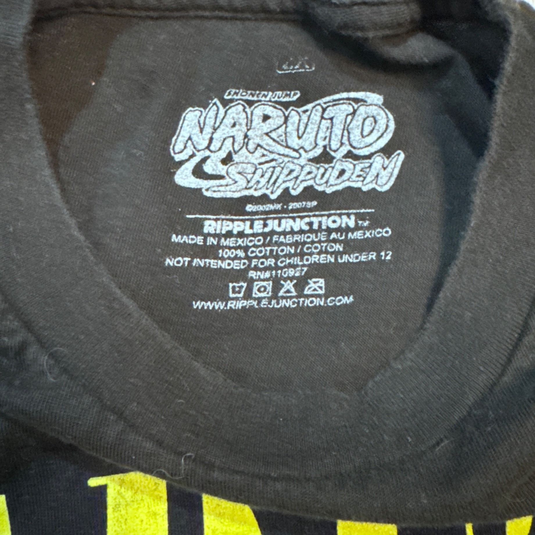 Ripple Junction Naruto Shippuden Graphic Tee Ripple Junction 2X Black animec Size US XXL / EU 58 / 5 - 3 Thumbnail