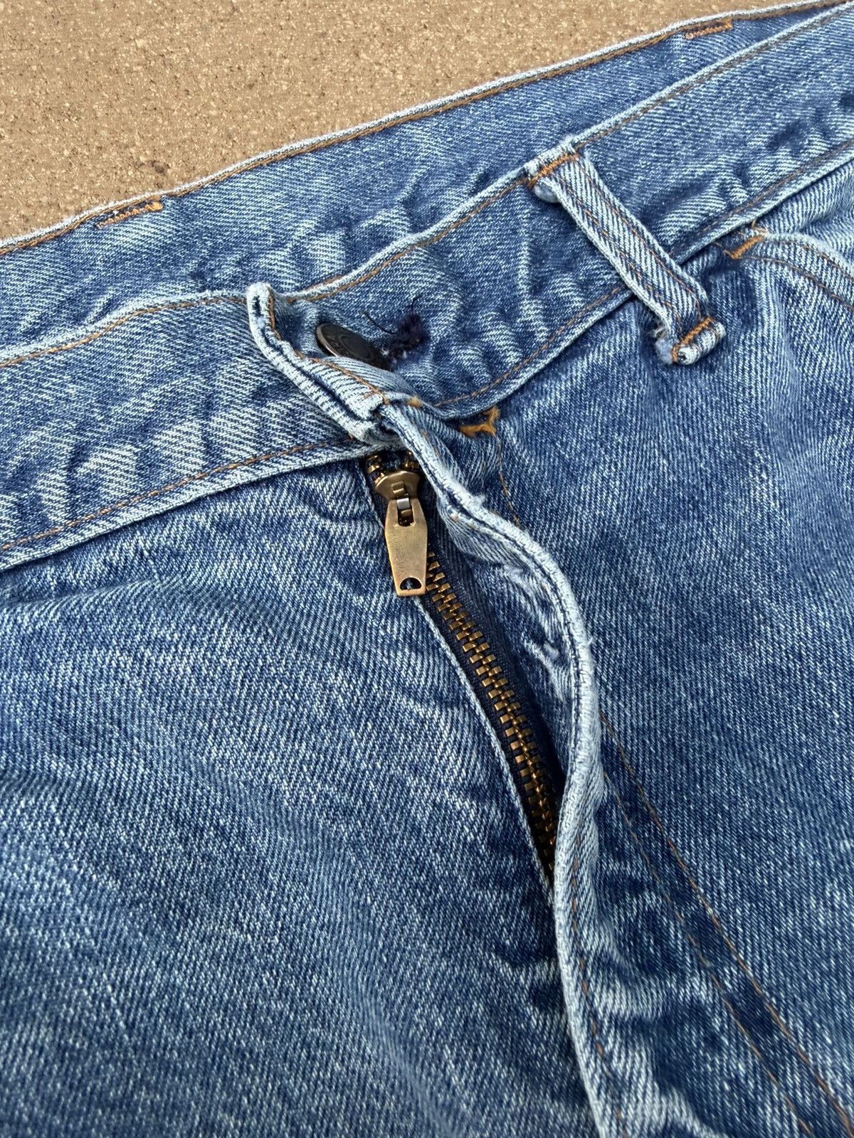 Levi's Vtg 70’s Levi’s 646 Orange Tab Bellbottom Flare Jeans 38x27 Size US 38 / EU 54 - 5 Thumbnail