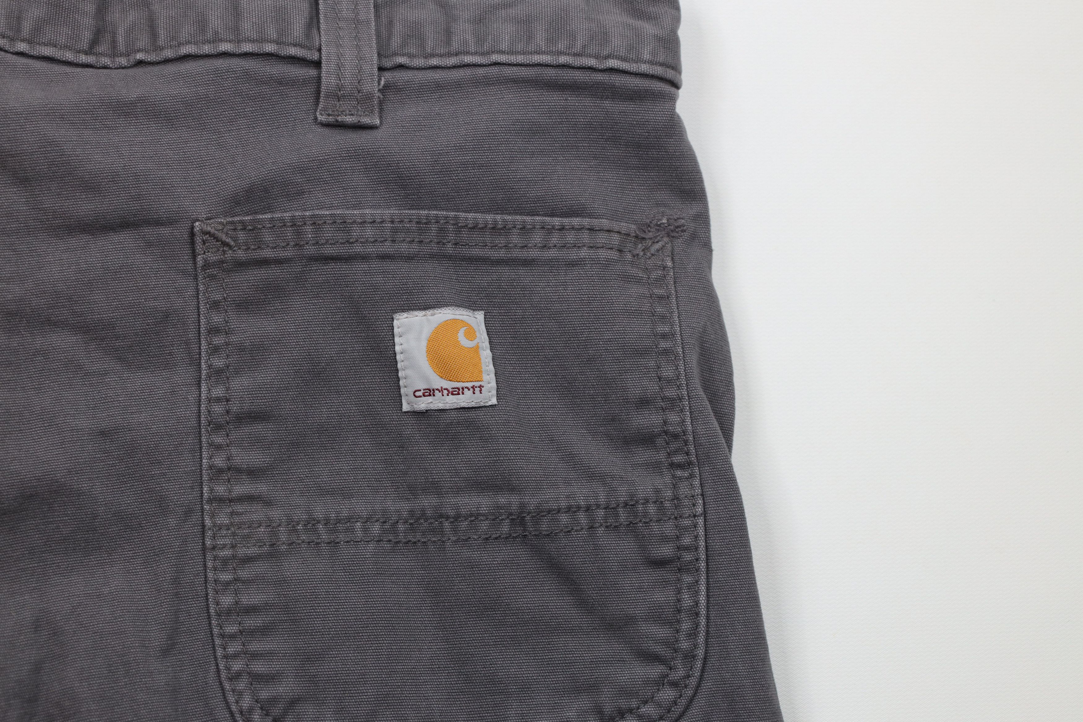 Carhartt Vintage Y2K Carhartt Relaxed Fit Stretch Canvas Shorts Gray Size US 42 / EU 58 - 9 Thumbnail