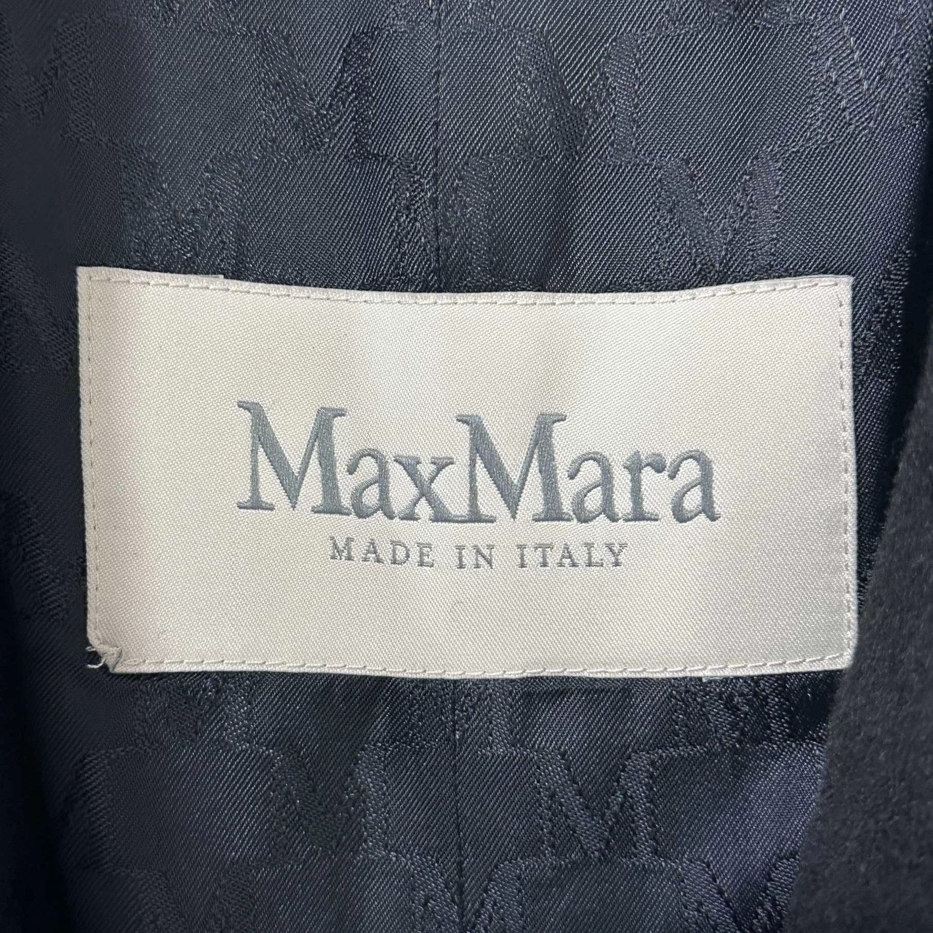 Max Mara MaxMara 101801 Black Coat 38 Size S / US 4 / IT 40 - 5 Thumbnail