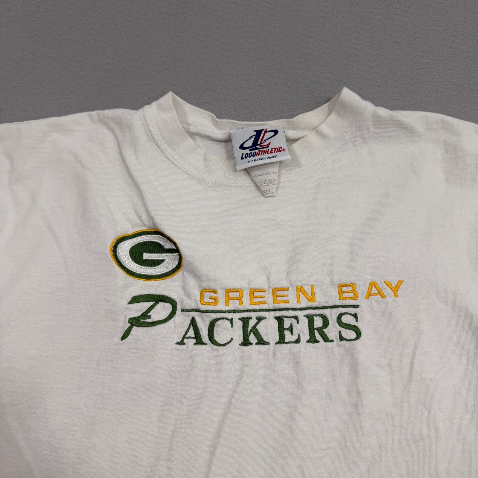 Vintage Vintage Logo Athletic Green Bay Packers Shirt Extra Large Size US XL / EU 56 / 4 - 3 Thumbnail