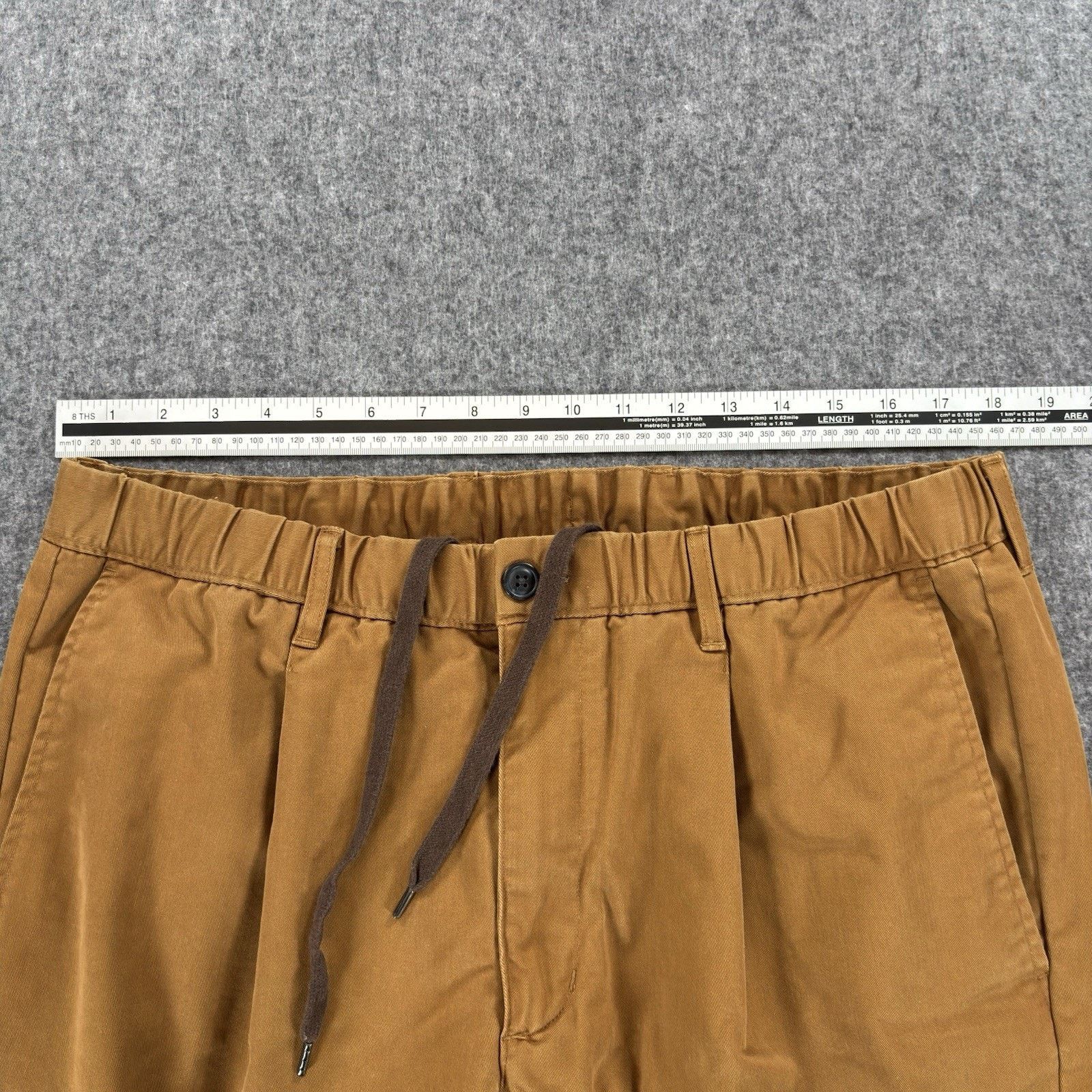 Lands' End Lands' End Men's Drawstring Chino Pants Large 36-38 Brown Size US 36 / EU 52 - 9 Thumbnail
