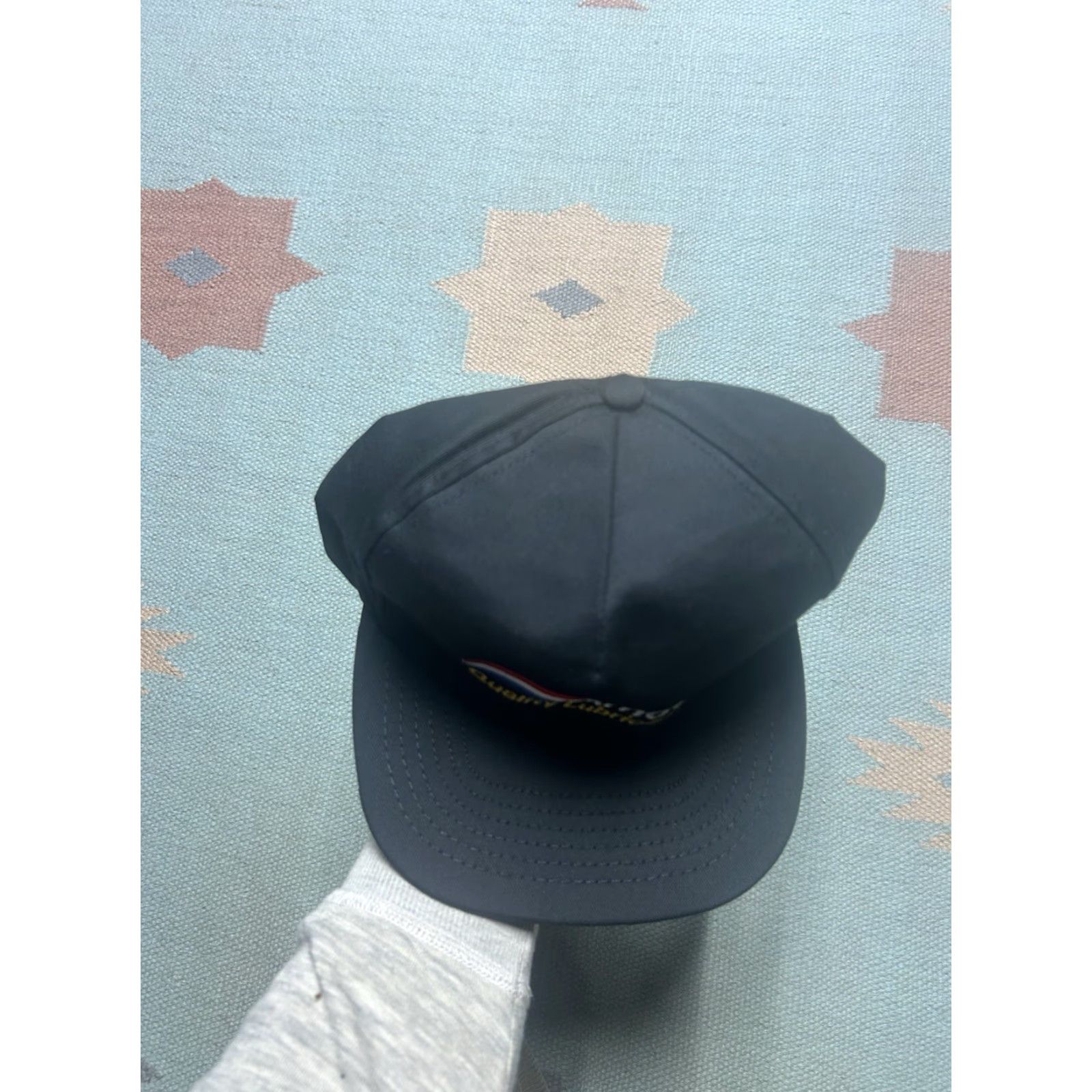 Vintage VINTAGE 80s Snap-Back Hat Amoco Motor Oil Racing Black Made in USA Men Adjustable Cap USA Snap-Back Hat Size ONE SIZE - 3 Thumbnail