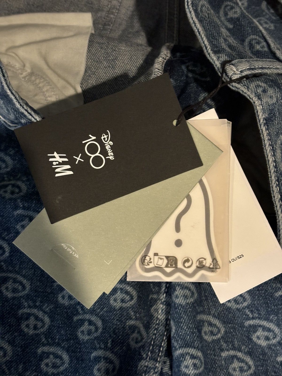 Disney × H&M Disney 100 h&m Trevor Andrew Disney logo monogram denim Size US 29 - 5 Thumbnail