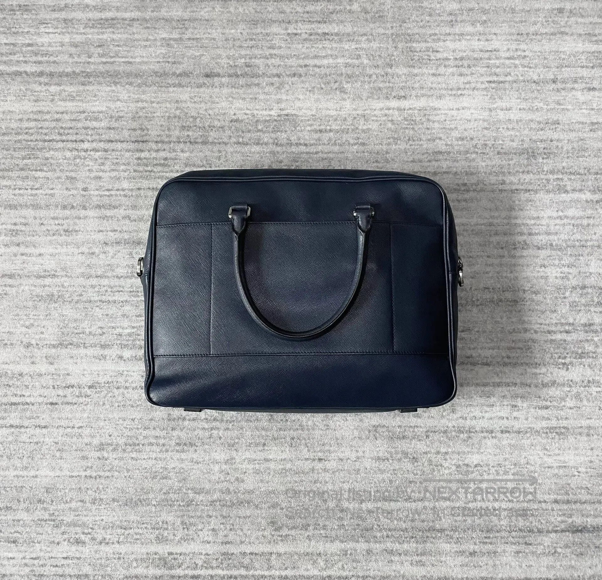 Prada Prada Saffiano Men's Business Briefcase. Size ONE SIZE - 3 Thumbnail