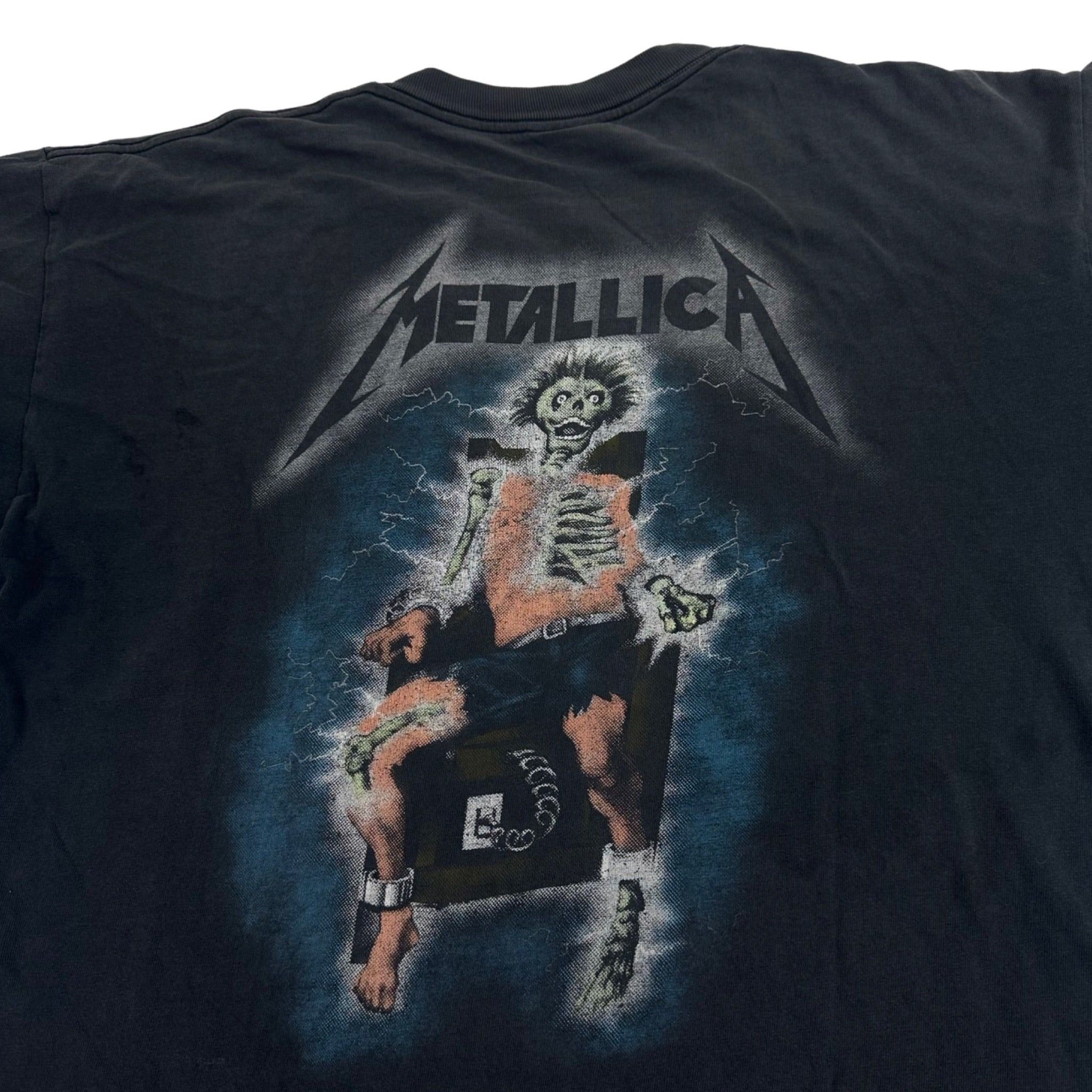 Vintage Metallica Ride The Lightning 1989 Size US XL / EU 56 / 4 - 6 Thumbnail