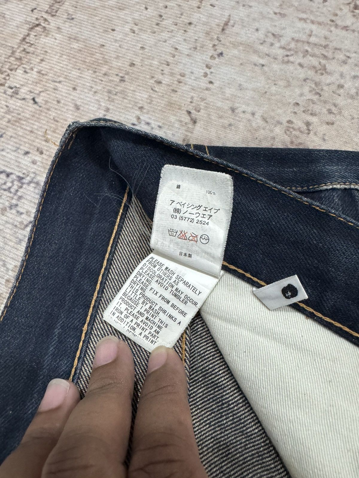 If Six Was Nine vintage BathingApe jeans - selvedge Size US 30 / EU 46 - 7 Thumbnail