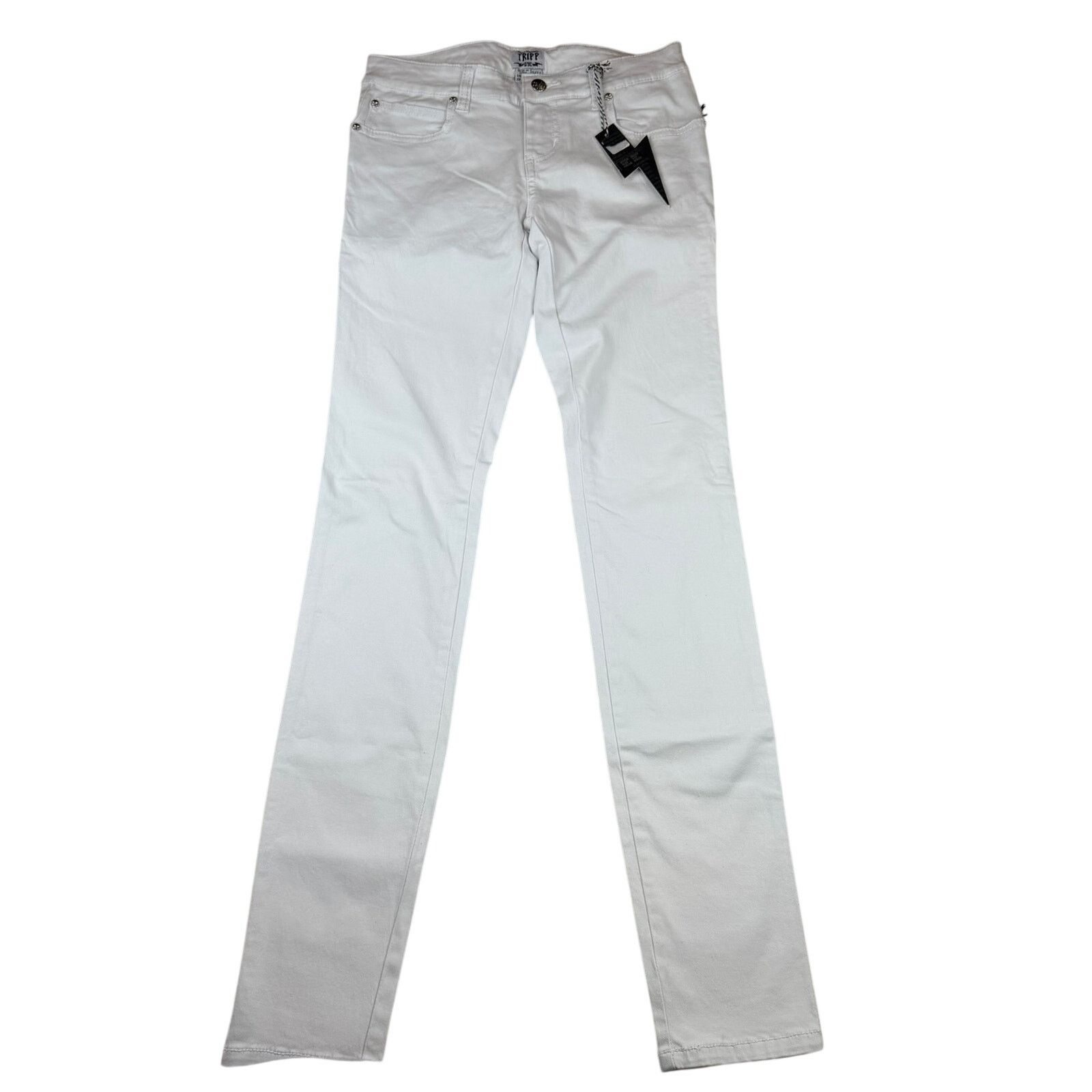 Tripp NYC Y2K Tripp NYC White Denim Jeans Size 5/27 NWT Size 27" / US 4 / IT 40 - 3 Thumbnail