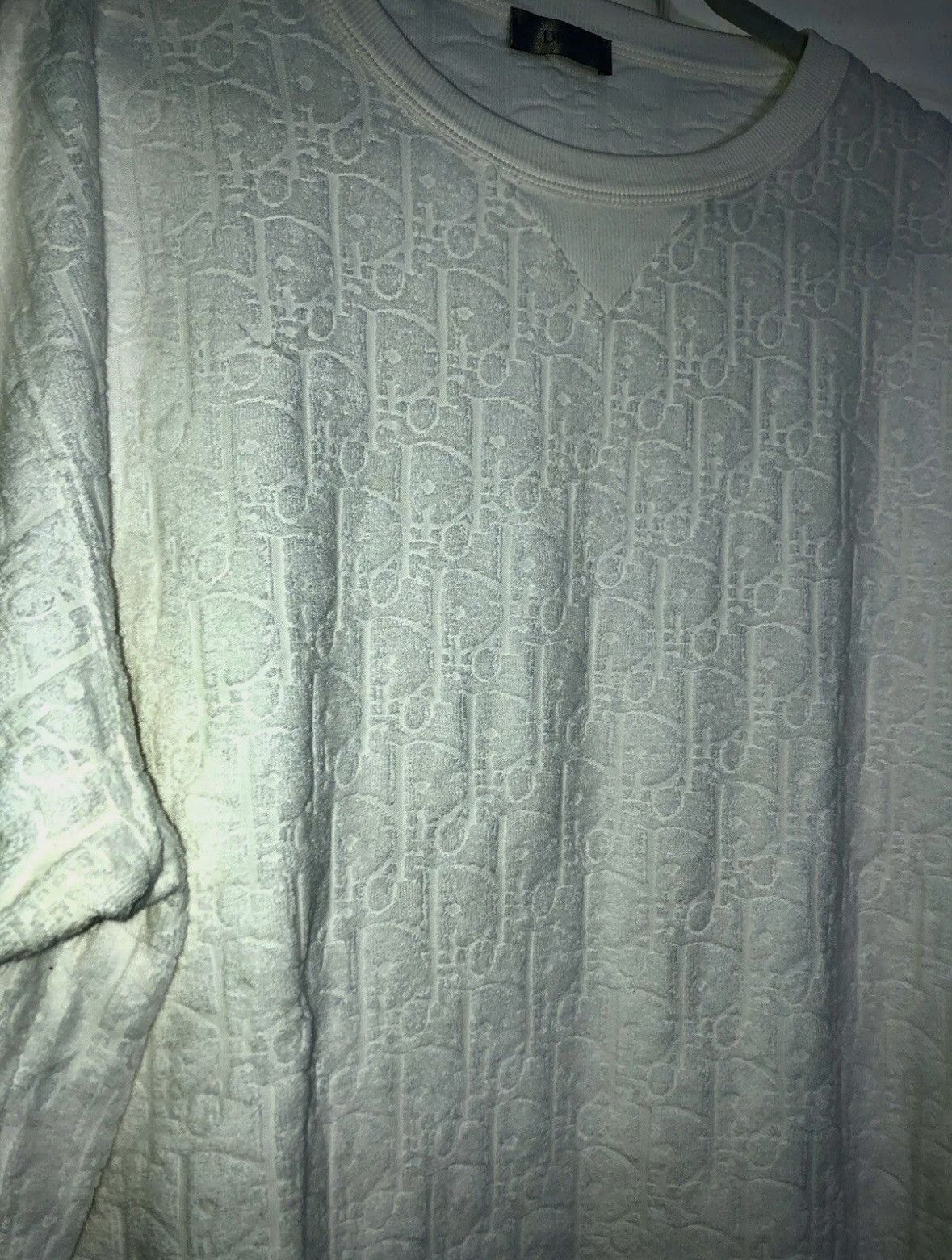 Dior Dior Jacquard Terry Cotton Sweater Size US XXL / EU 58 / 5 - 3 Thumbnail