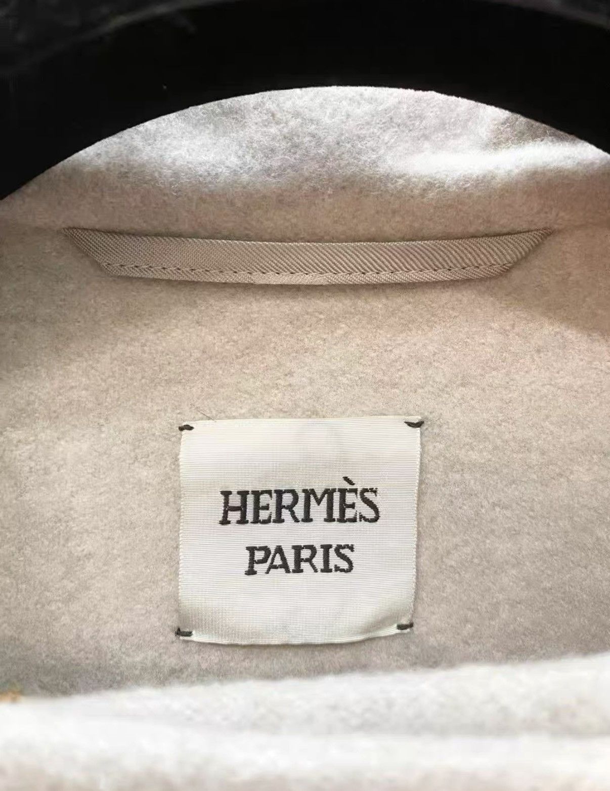 Hermes Hermès Classic Oatmeal Double-Faced Wool Jacket J33 Size XS / US 0-2 / IT 36-38 - 2 Thumbnail