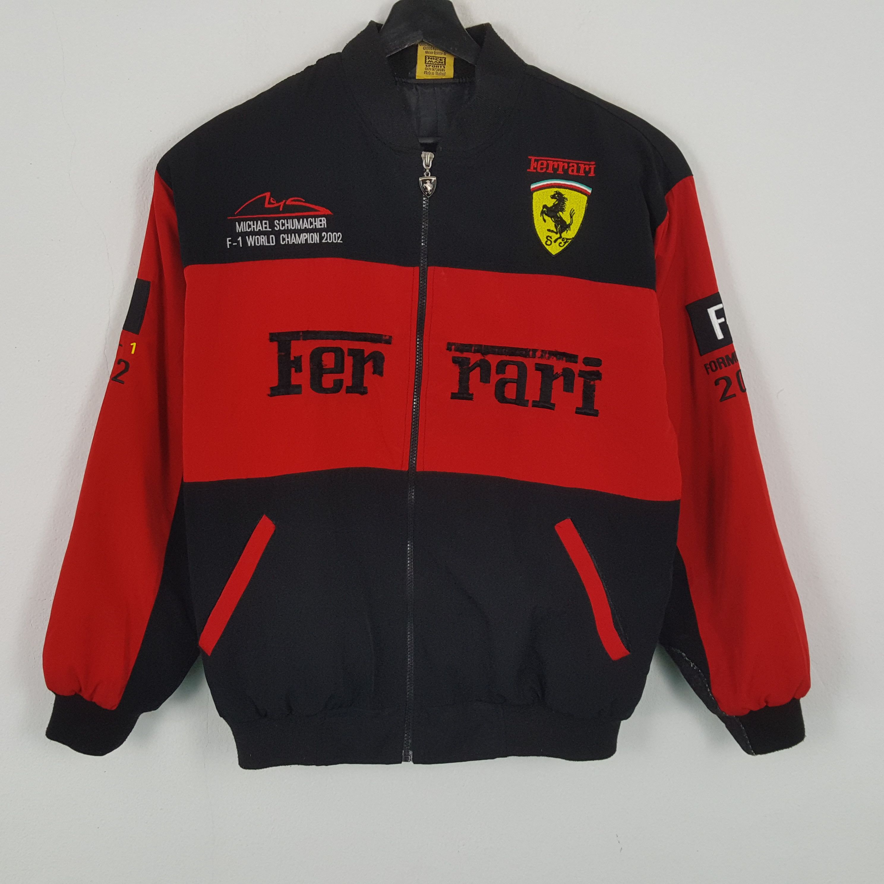 Ferrari × Vintage FERRARI MICHAEL SHUMACHER F1 World Champion Jacket Size US L / EU 52-54 / 3 - 3 Thumbnail