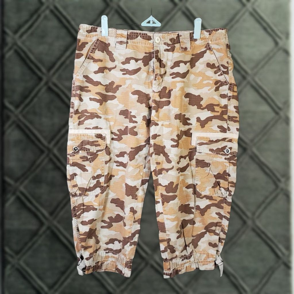 Vintage Gander Mountain Guide Series Womens Capri Camo Pants Size 12 Ripstop Size 34" / US 12 / IT 48 - 1 Thumbnail