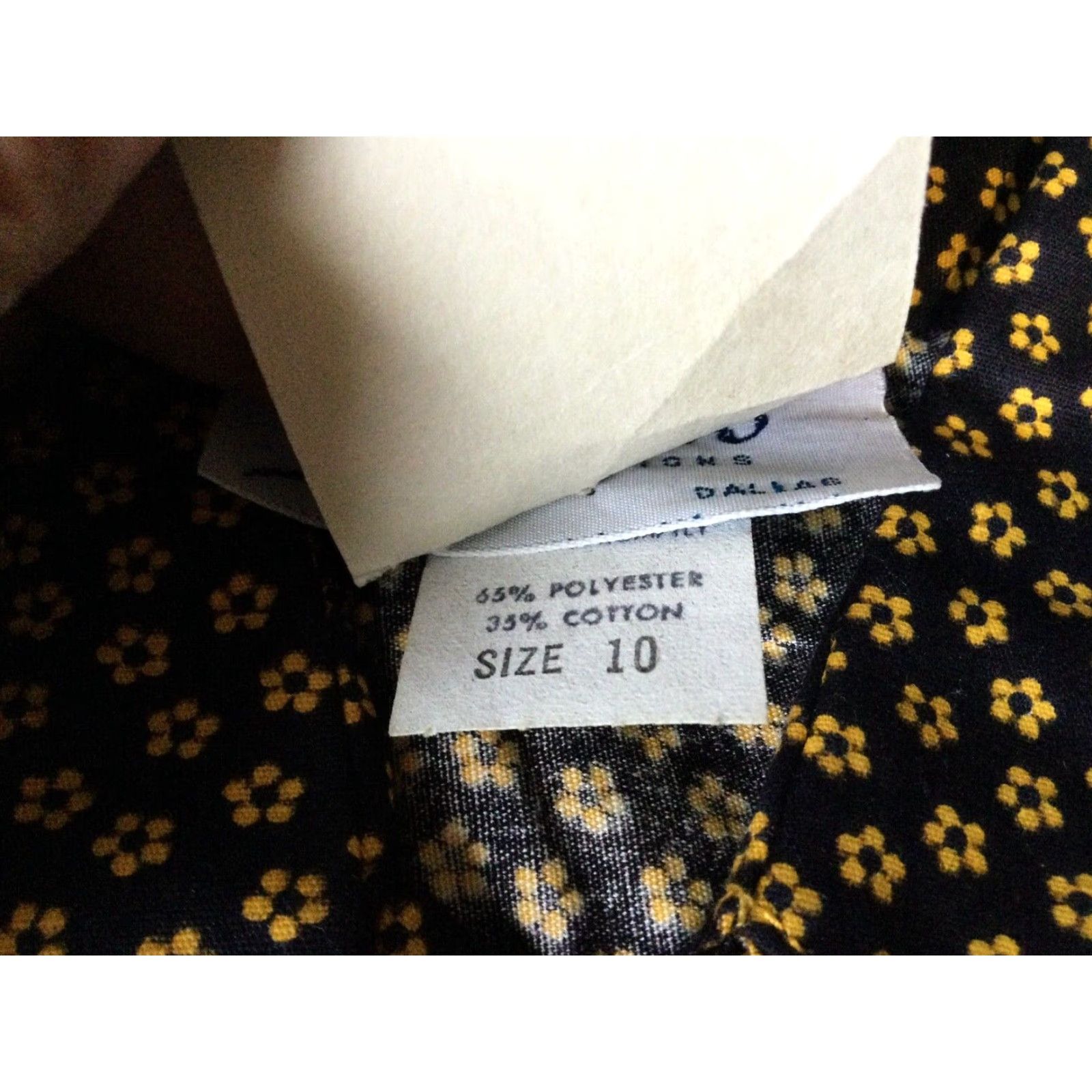 Vintage Vintage Sunny South Fashions Dallas BOHO Patchwork Top Button Shirt Size 10 Size L / US 10 / IT 46 - 4 Thumbnail