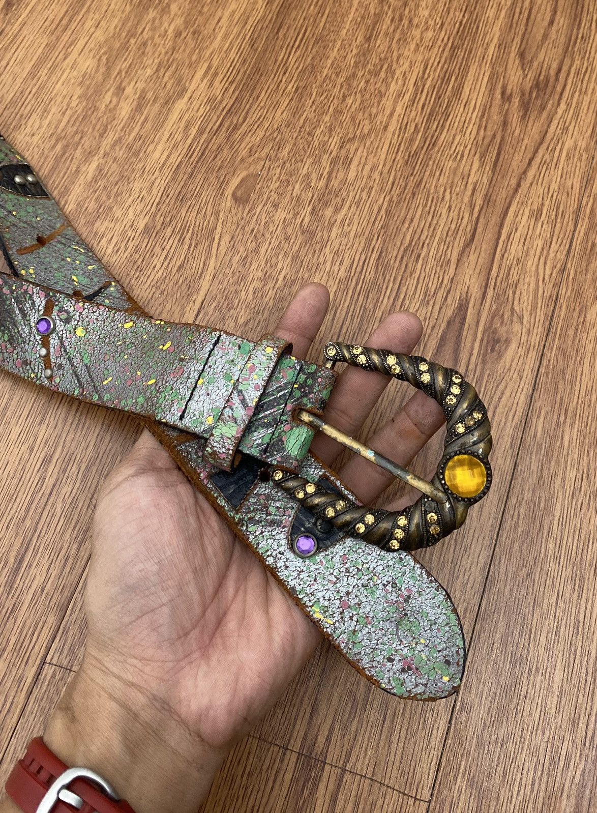 If Six Was Nine × Japanese Brand × KMRii Multicolor crystal belt Size ONE SIZE - 2 Thumbnail