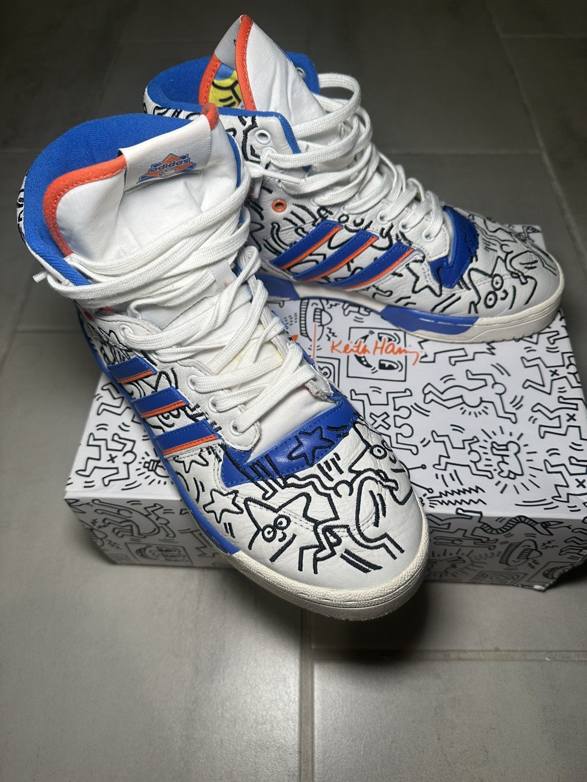 Keith Haring Adidas Rivalry High Keith Haring Size US 9.5 / EU 42-43 - 2 Thumbnail