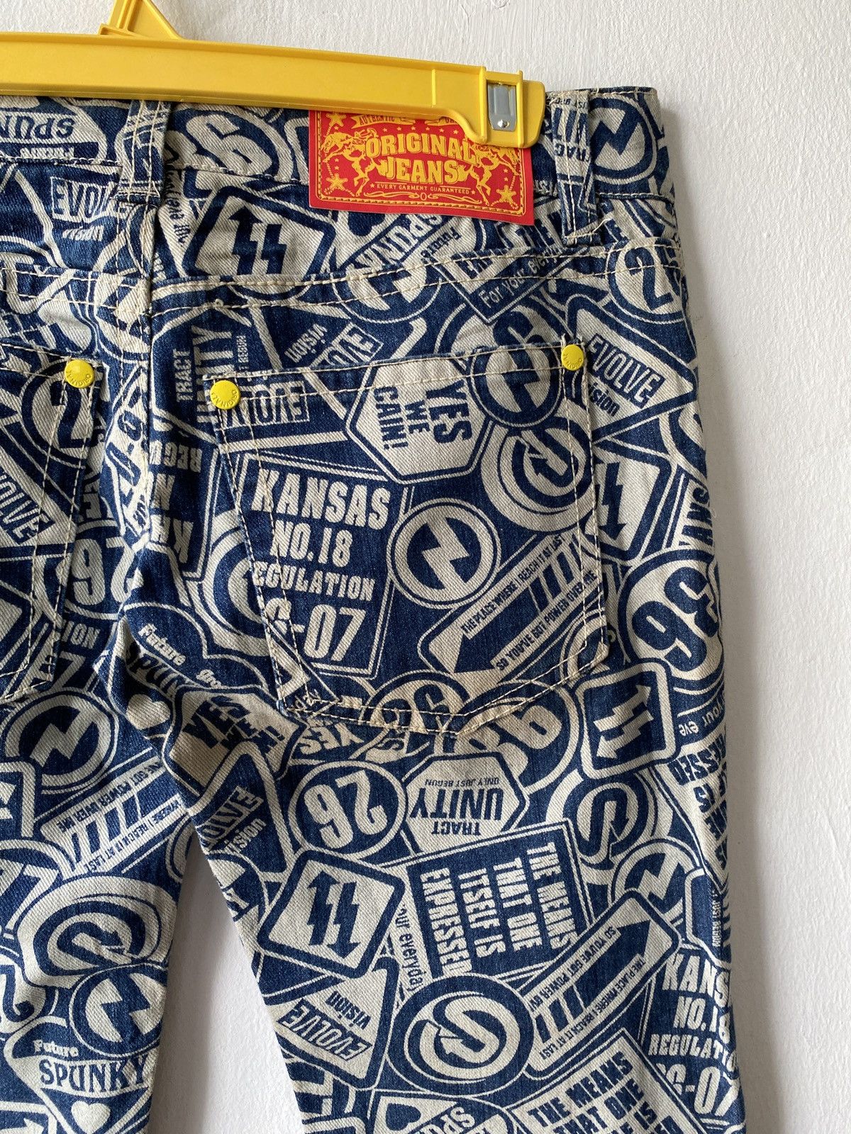 Hysteric Glamour × Japanese Brand Japanese Brand Original Jeans Fullprint Design Denim Size US 32 / EU 48 - 12 Thumbnail