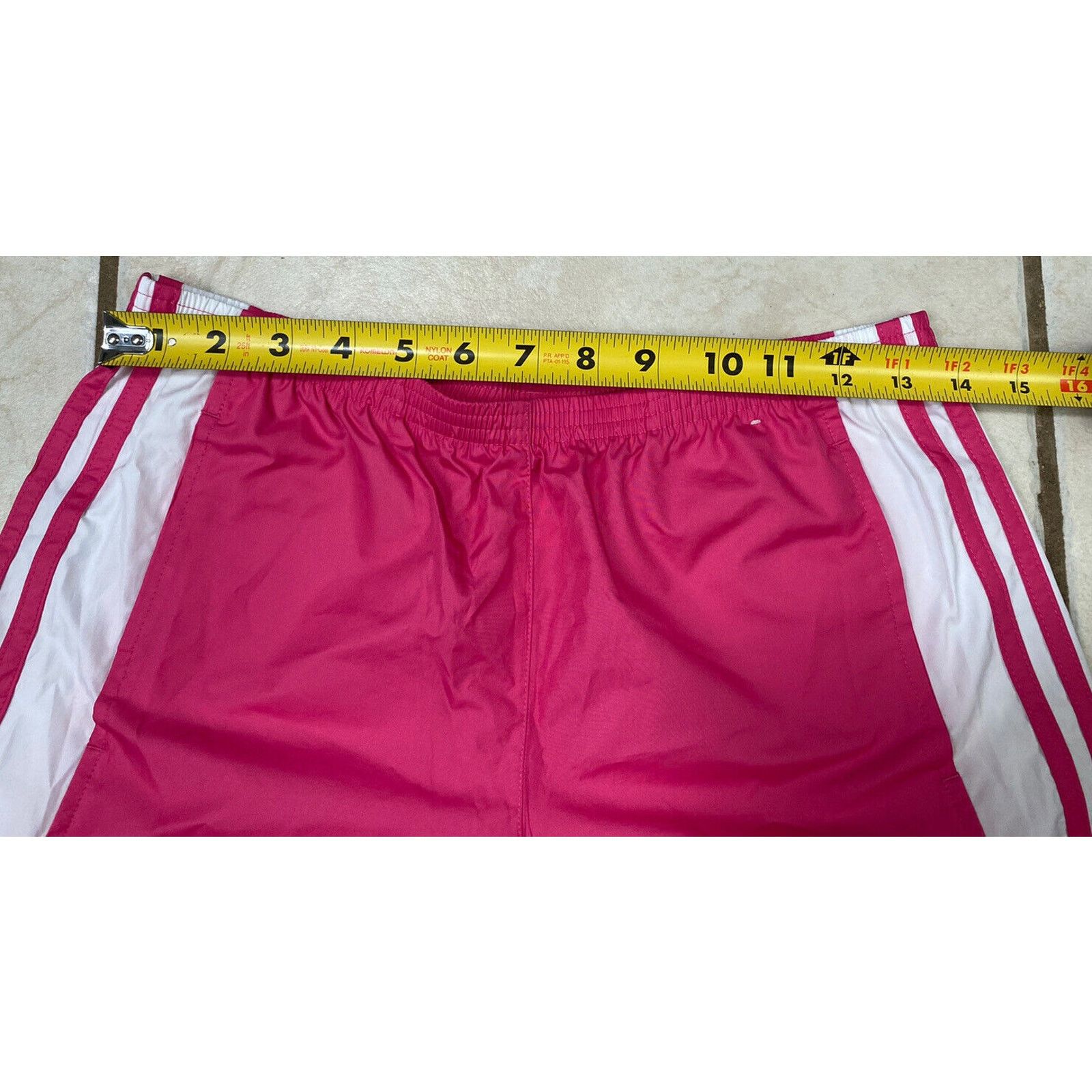 Adidas adidas Women's Unlined 3-Stripes Shorts Pink White Small Size 27" / US 4 / IT 40 - 5 Thumbnail