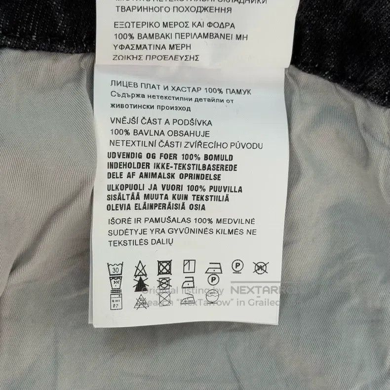 Prada Prada Washed black and gray metal triangle jeans Size US 27 - 6 Thumbnail