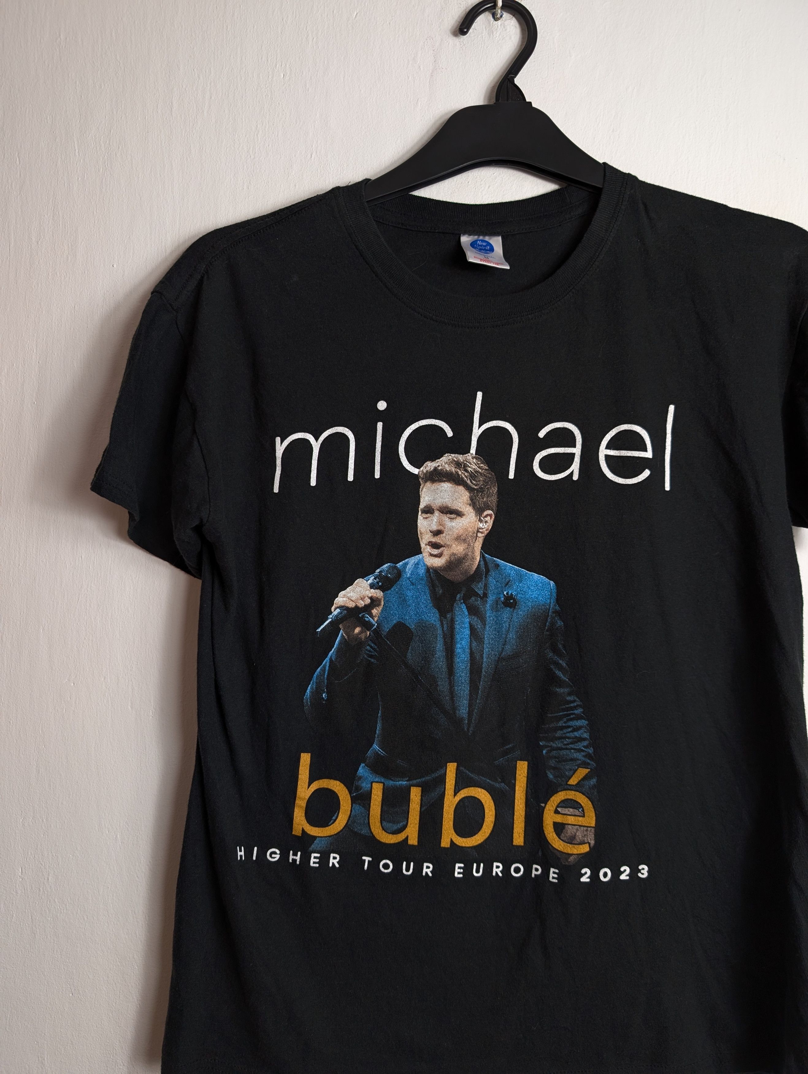 Band Tees Michael Buble 2023 Concert Tour T-shirt Higher Tour Europe Size M / US 6-8 / IT 42-44 - 2 Thumbnail