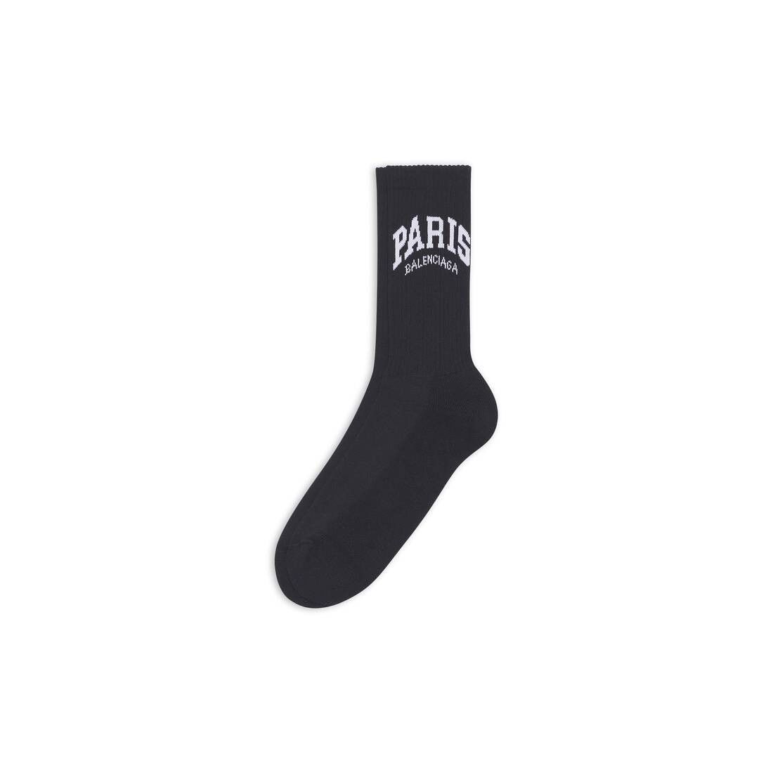 Balenciaga o1la1rc1a0325 Size: XL / Cities Paris Tennis Socks in Black Size ONE SIZE - 2 Thumbnail