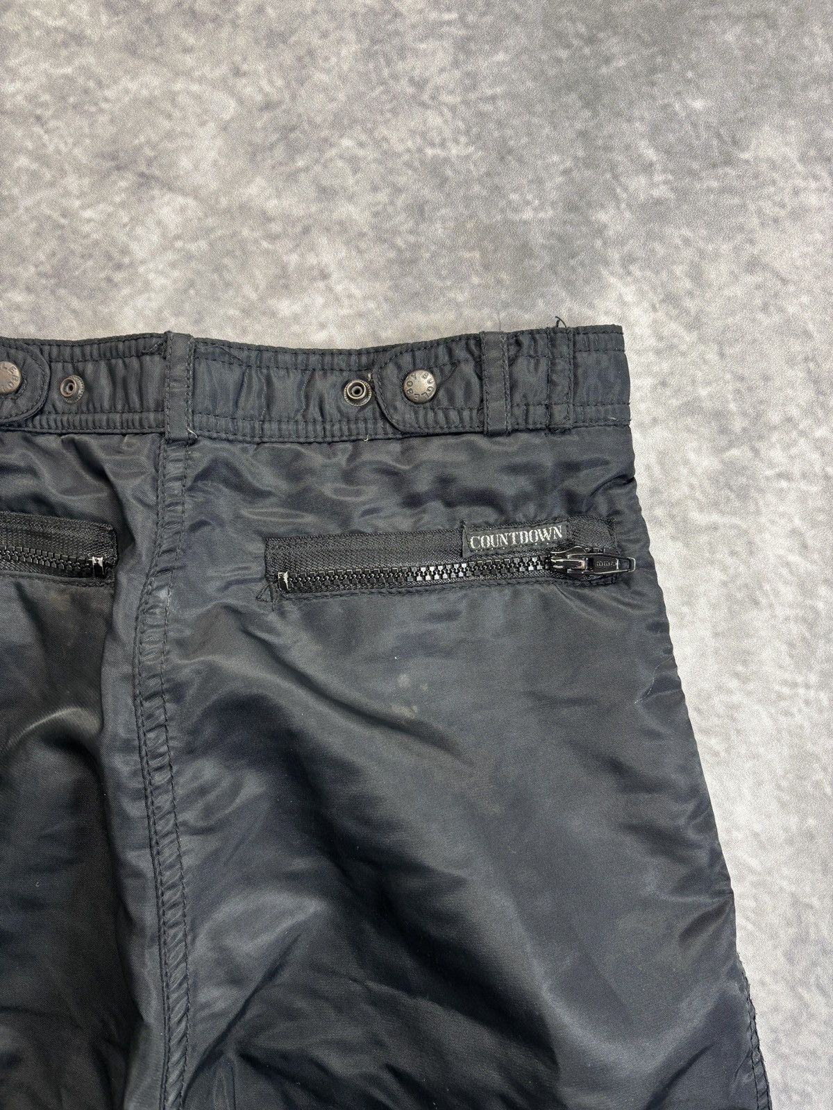 Bugle Boy × Vintage 1990s Bugle Boy Raver Pants Y2K Vintage Nylon Flight Zipper Size 29" - 11 Thumbnail