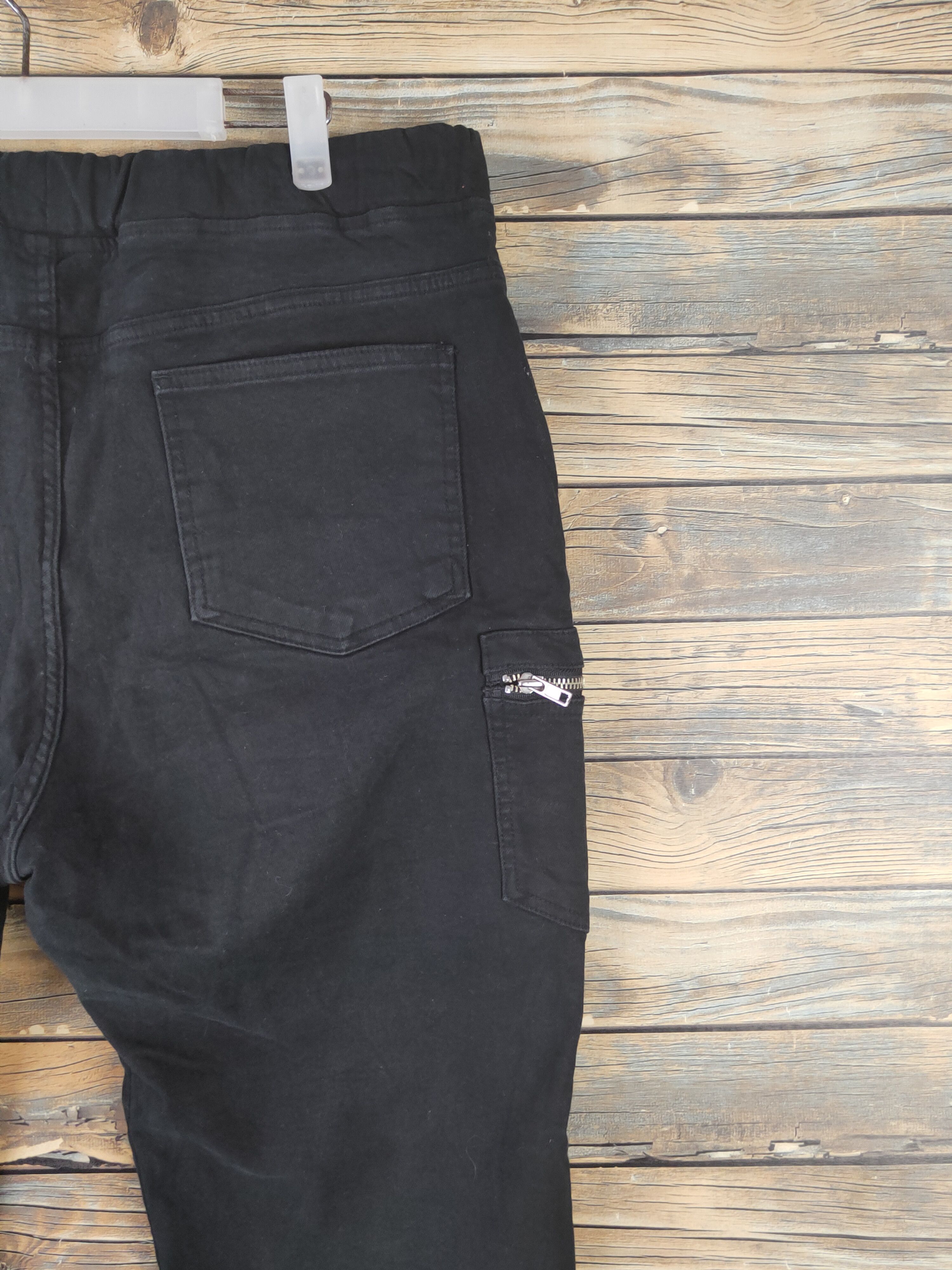 Japanese Brand DL T2M Black Multipocket Tactical Cargo Pants #1666 Size US 34 / EU 50 - 10 Thumbnail