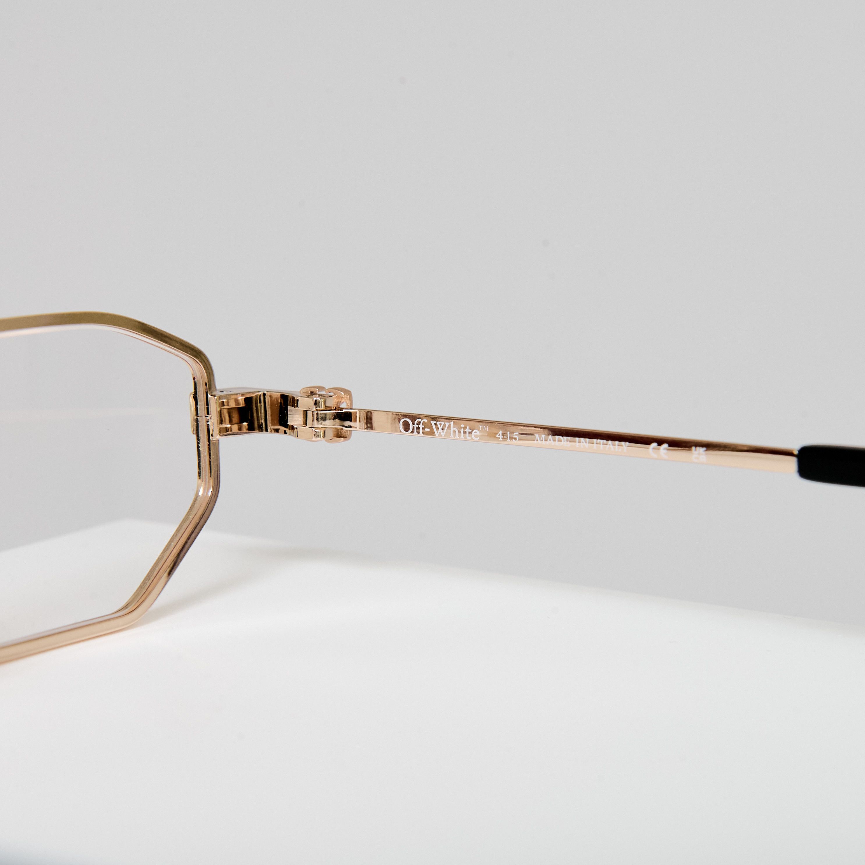 Off-White OFF WHITE STYLE 89 GOLD GLASSES Size ONE SIZE - 4 Thumbnail