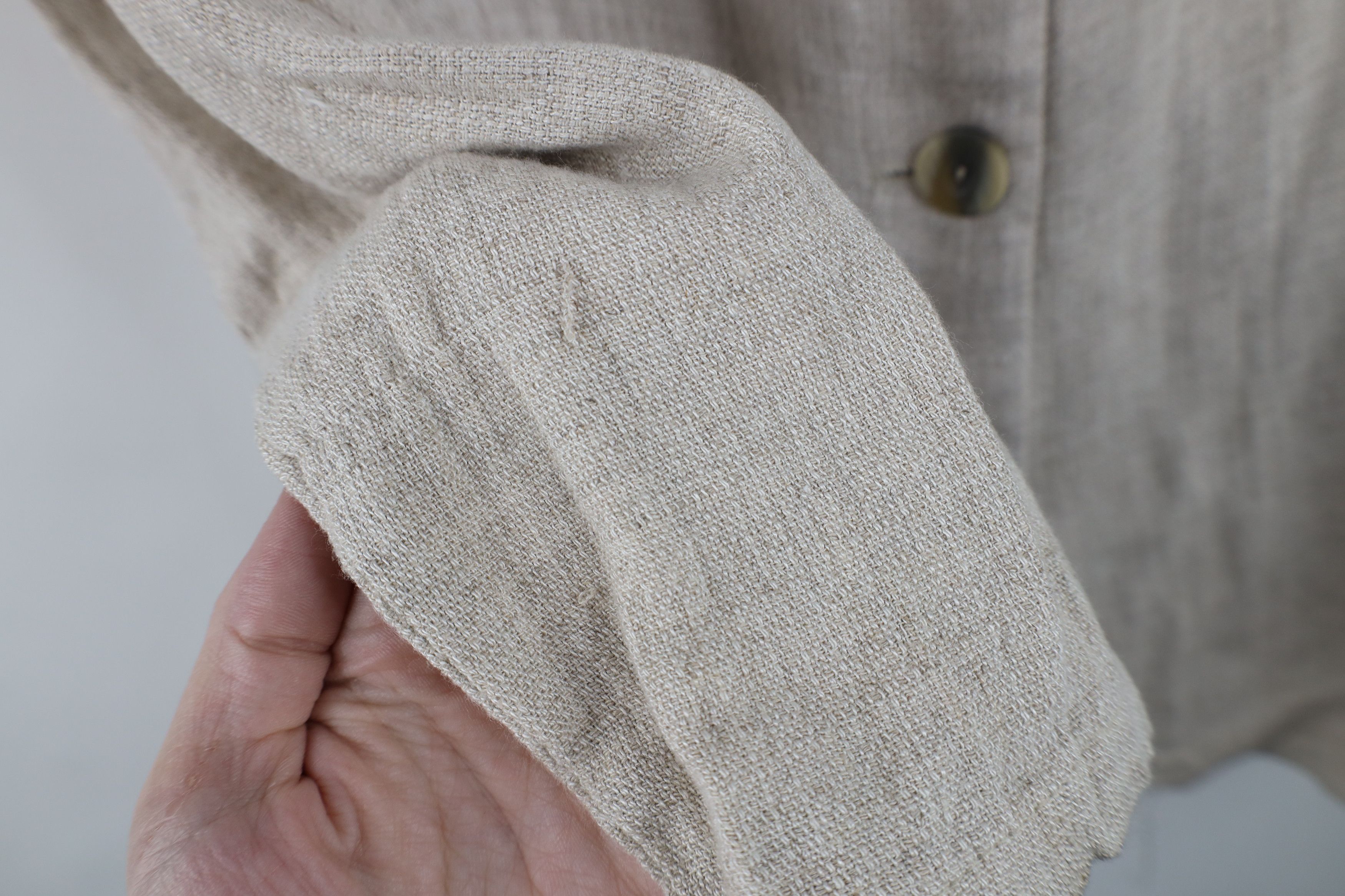 Vintage Vintage 90s Lagenlook Rayon Blend Baggy Button Shirt USA Size XL / US 12-14 / IT 48-50 - 9 Thumbnail
