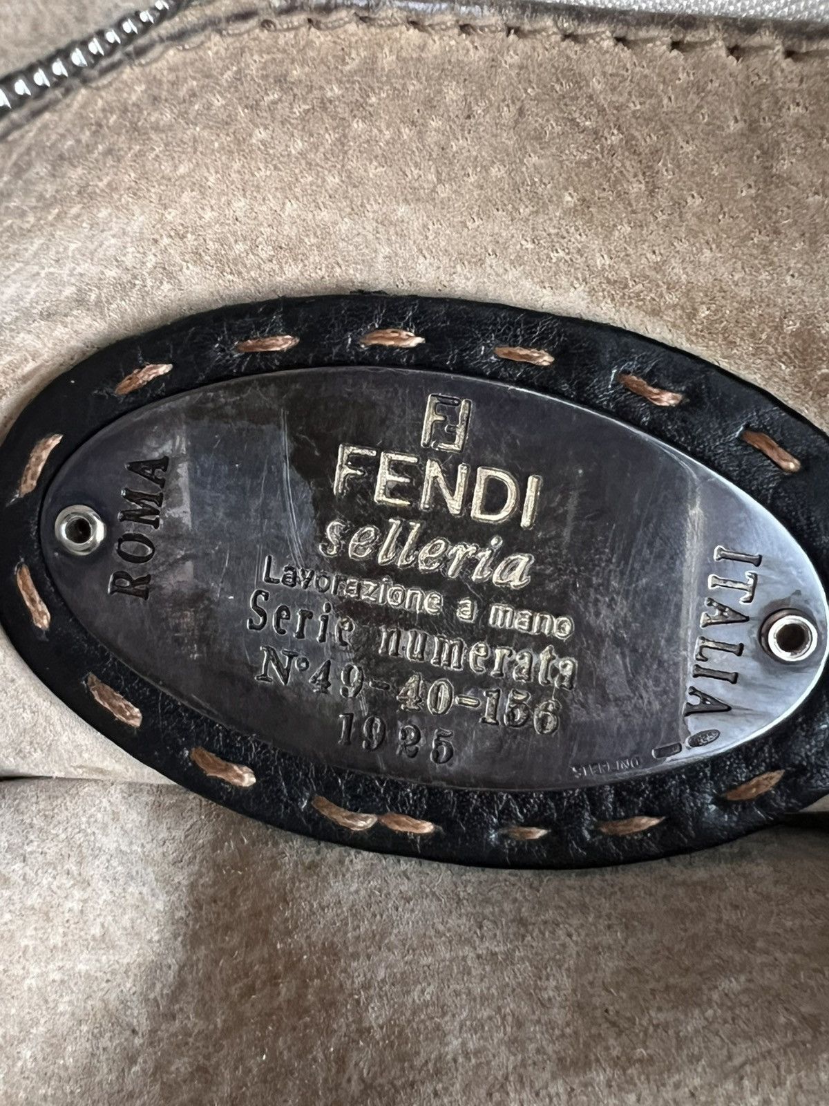 Fendi Fendi Selleria Black Leather Shoulder Bag Size ONE SIZE - 9 Thumbnail