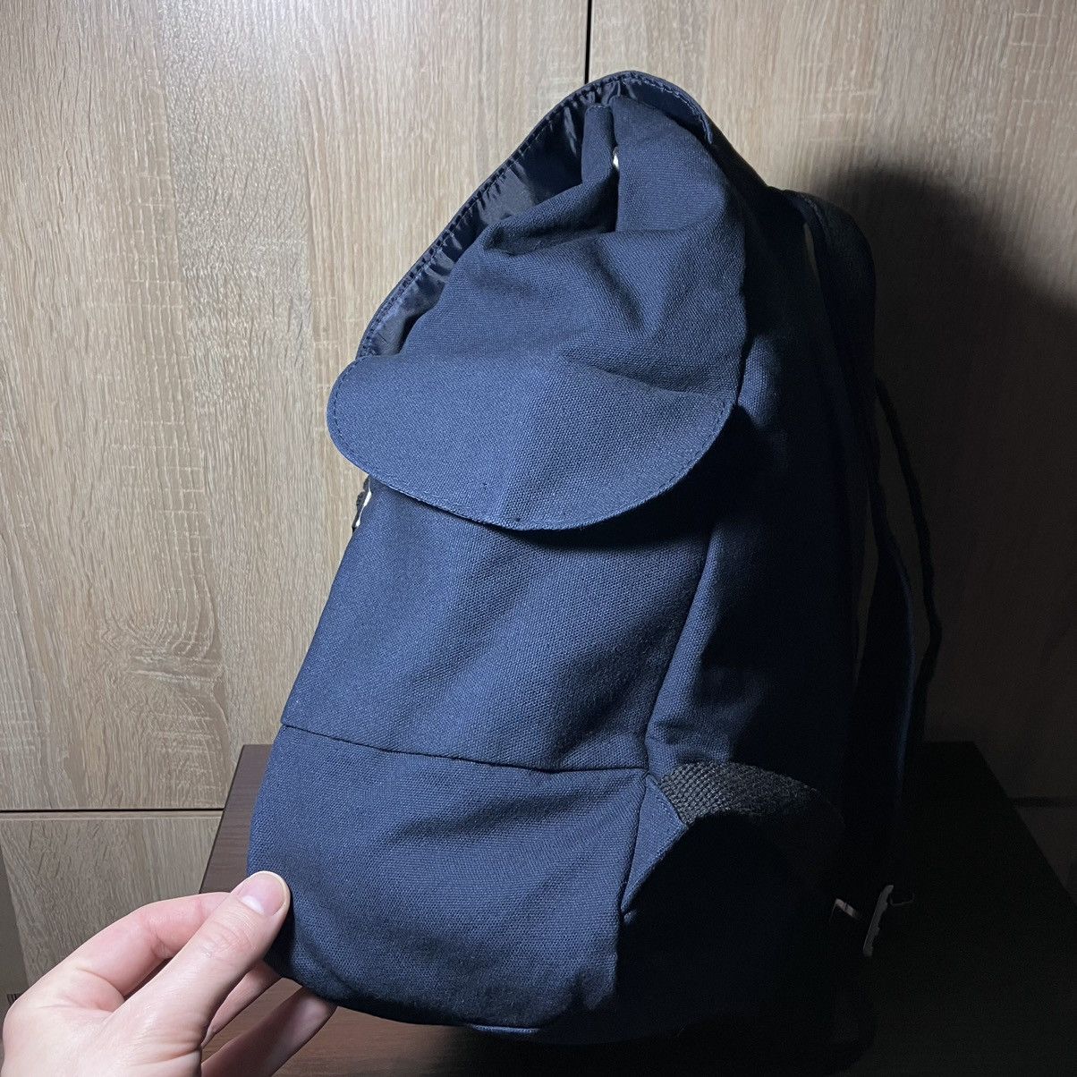 Jean Paul Gaultier JEAN PAUL GAULTIER Navy Blue Cotton Backpack City/Travel Bag Size ONE SIZE - 3 Thumbnail