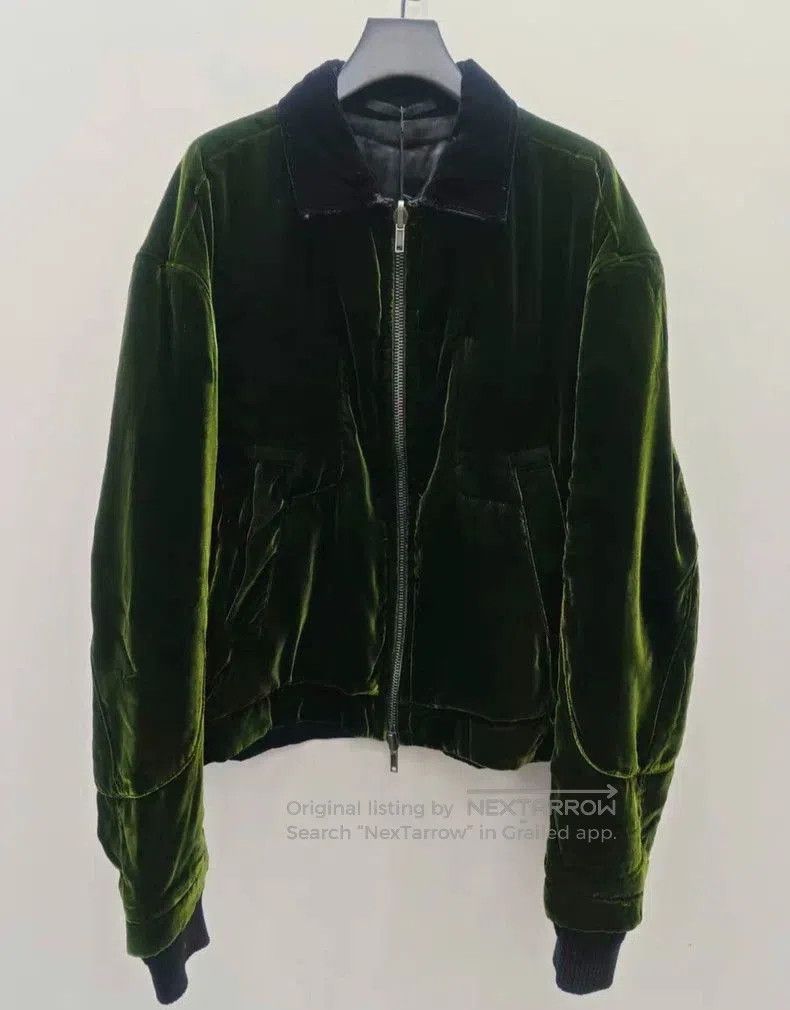 Haider Ackermann HAIDER ACKERMANN Velour Collar Jacket. Size US M / EU 48-50 / 2 - 1 Thumbnail