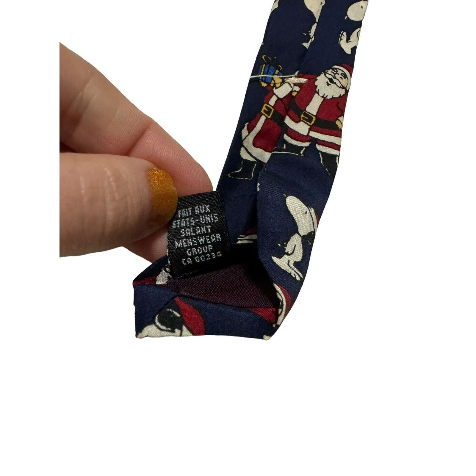 Other Peanuts Hangn With Santa Claus Snoopy Christmas Necktie Size ONE SIZE - 7 Thumbnail