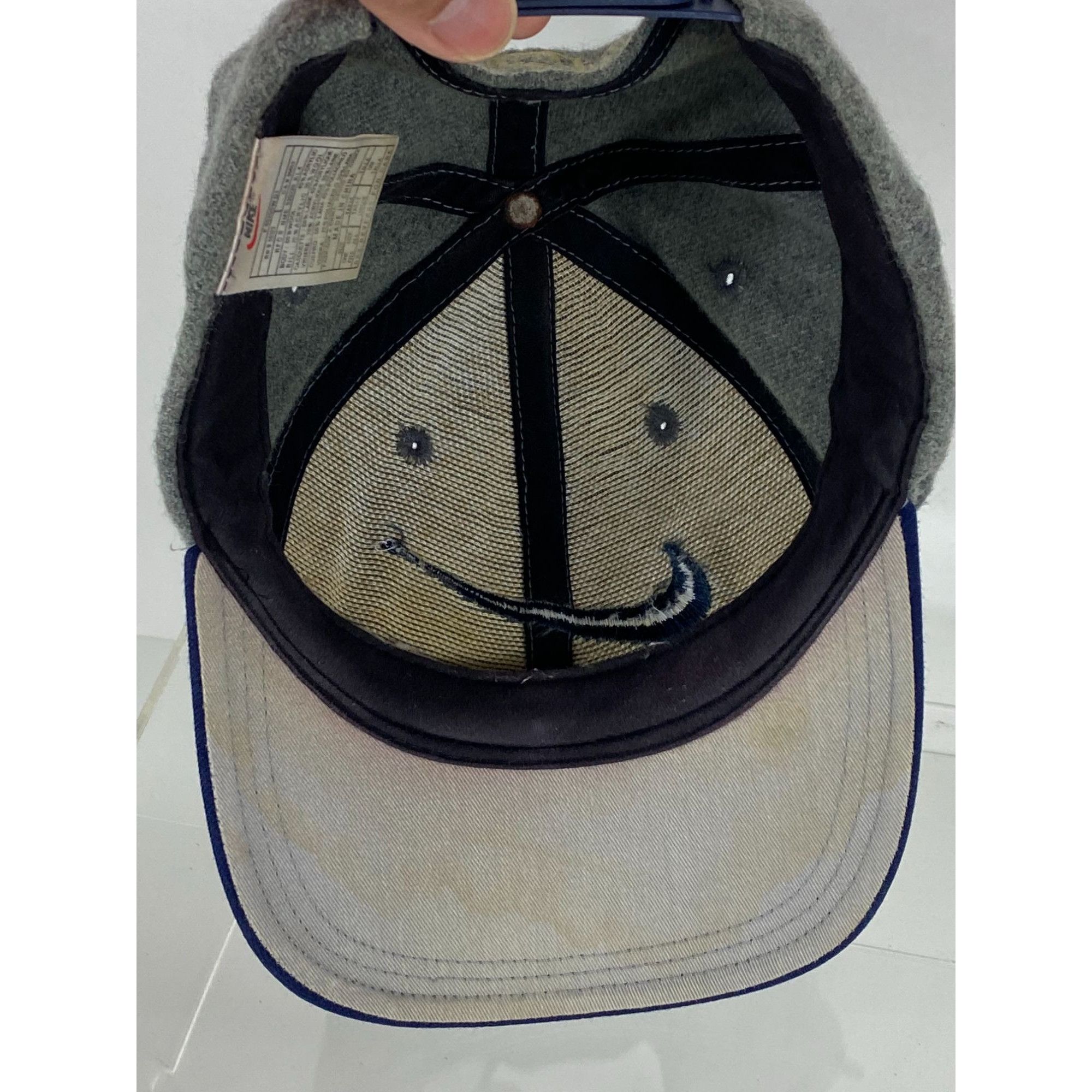 Nike × Vintage Vintage Nike Swoosh Penn State Embroidered Wool Snapback Hat Size ONE SIZE - 7 Thumbnail
