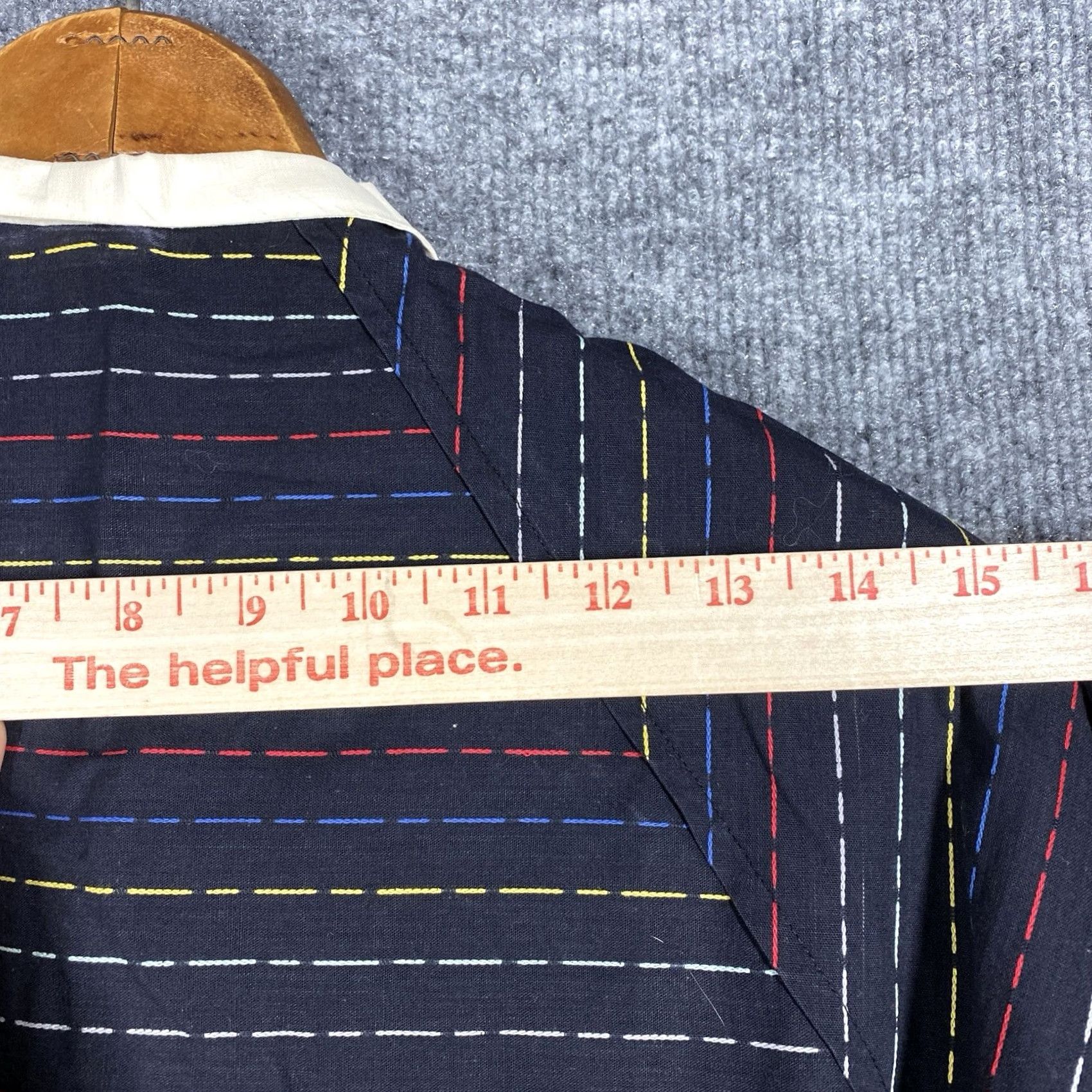 Gregory VINTAGE Rockabilly Shirt Women 12 Black Cotton Chin Strap 50s Gregory Shirt Mens? Size XL / US 12-14 / IT 48-50 - 7 Thumbnail