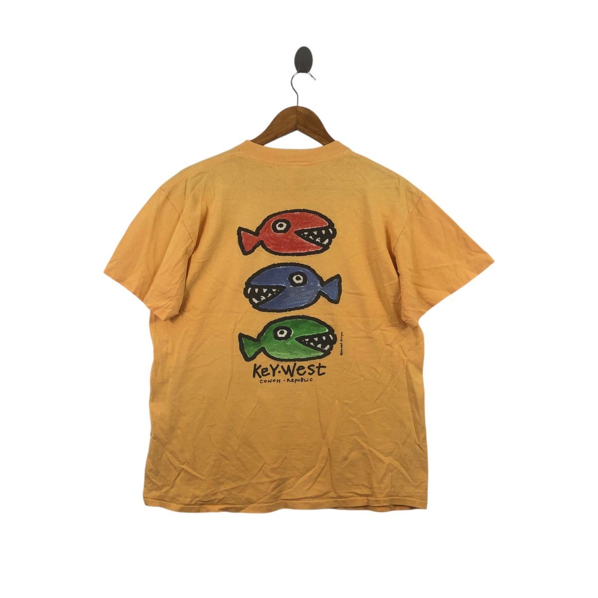 Vintage Vintage 90’ KEY WEST CONCH REPUBLIC Florida Tee Shirt Top Size US M / EU 48-50 / 2 - 4 Thumbnail