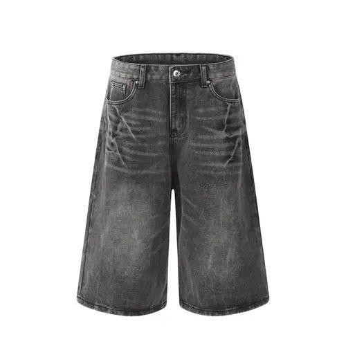 Designer Kurosawa x Rina Street Washed Hip Hop y2k Jorts Short Jeans Size US 33 - 5 Thumbnail