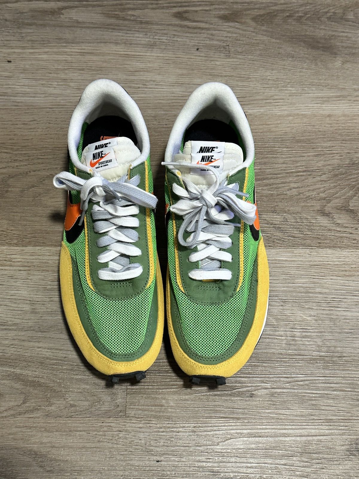 Nike ld waffle sacai fashion green multi