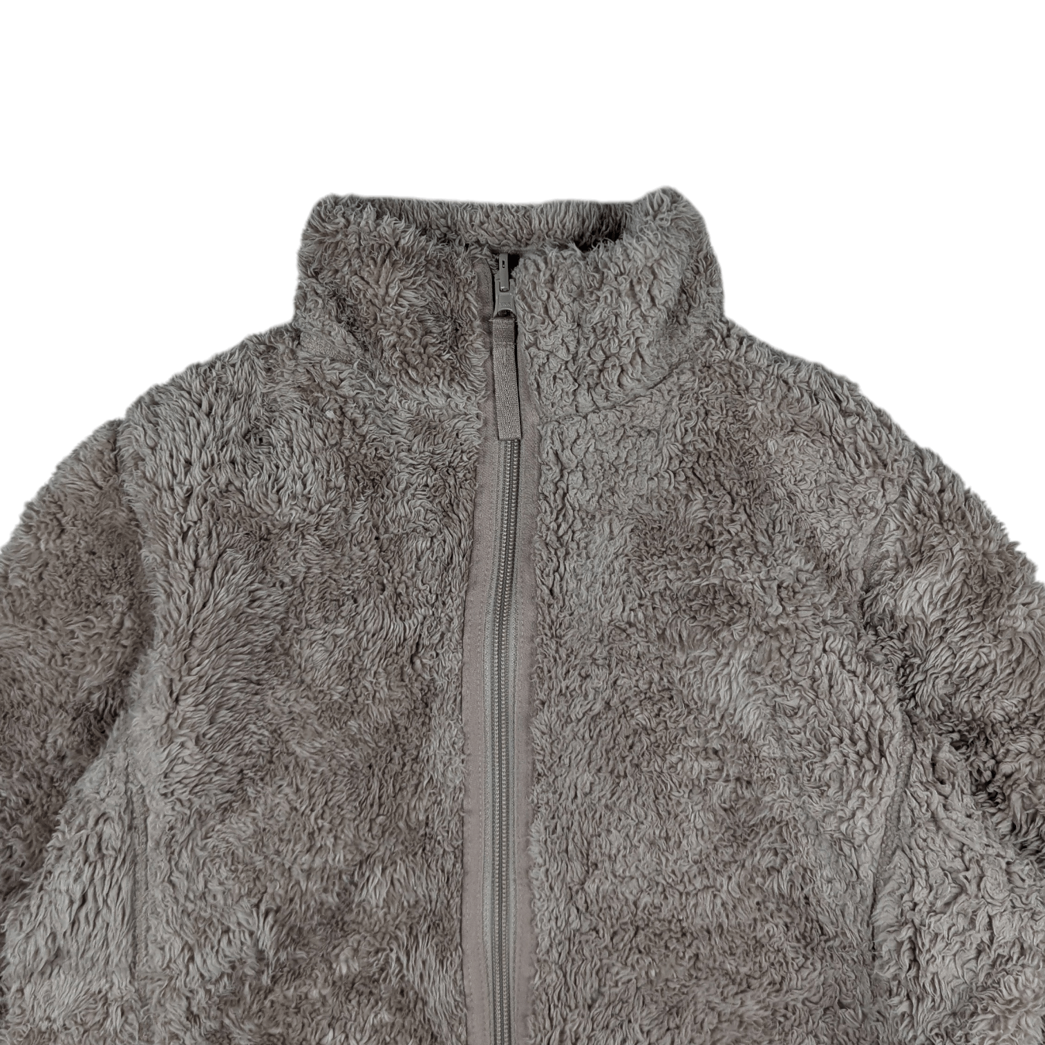 Uniqlo 2000's UNIQLO Reversible Grey Faux Fur Winter Fleece Jacket Size S / US 4 / IT 40 - 12 Thumbnail
