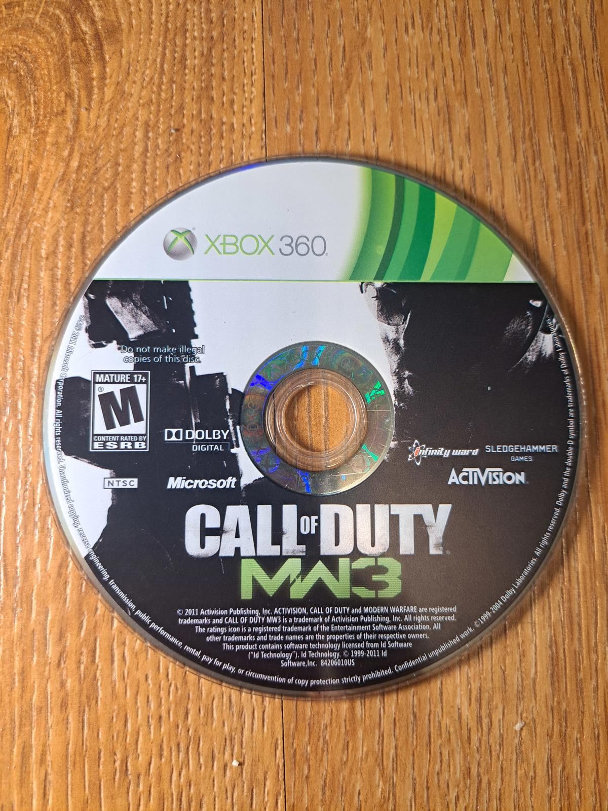 Other Call of Duty: Modern Warfare 3 Xbox 360 Video Game Disc Only Size ONE SIZE - 1 Thumbnail