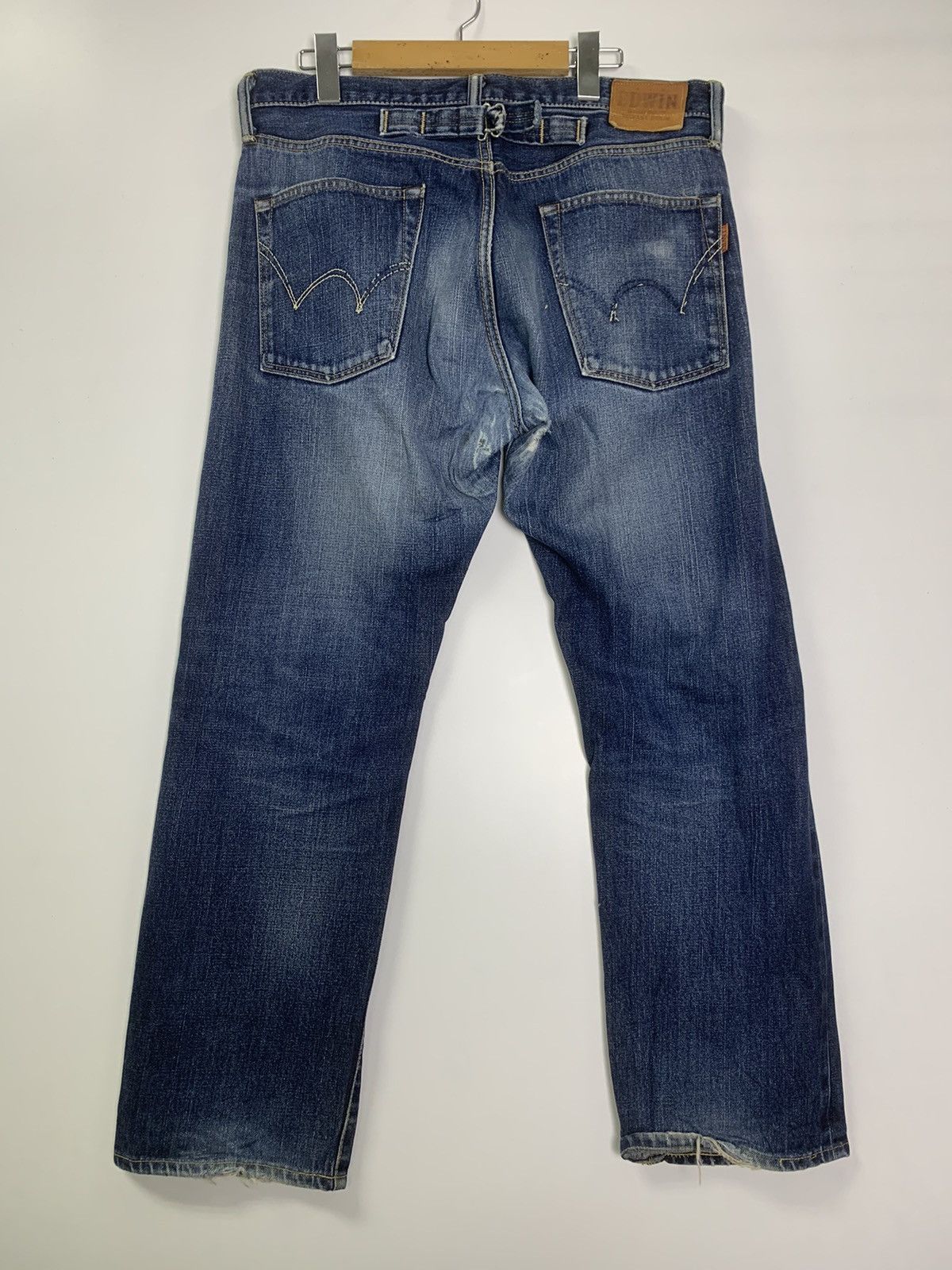 Edwin × Vintage Vintage Edwin distress jeans Size US 32 / EU 48 - 8 Thumbnail