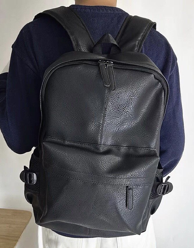 Retro fashion faux leather backpack bag