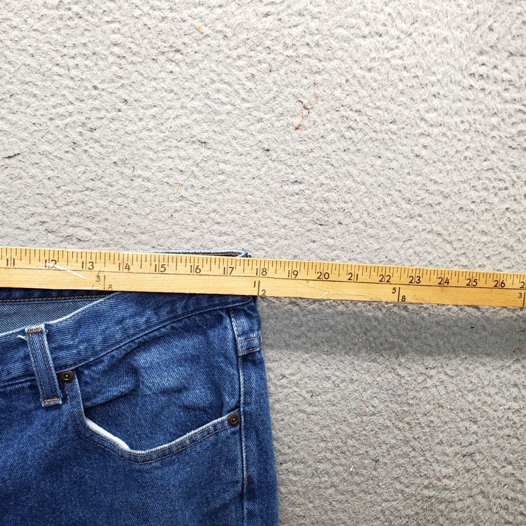 Vintage L.L. Bean Jeans Mens 38 Blue Straight 38x29 Denim Classic Fit Stonewash Pocket Size US 38 / EU 54 - 6 Thumbnail